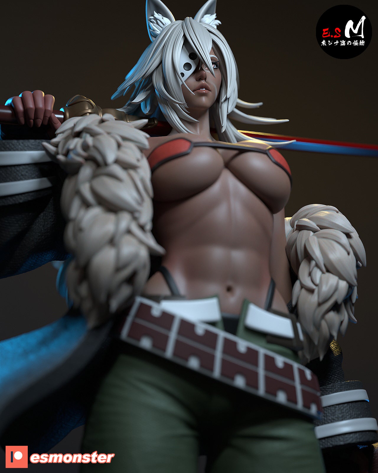 Ghislaine Dedoldia Style Mushoku Tensei Unpainted Resin Garage Kit (1/6-1/12)