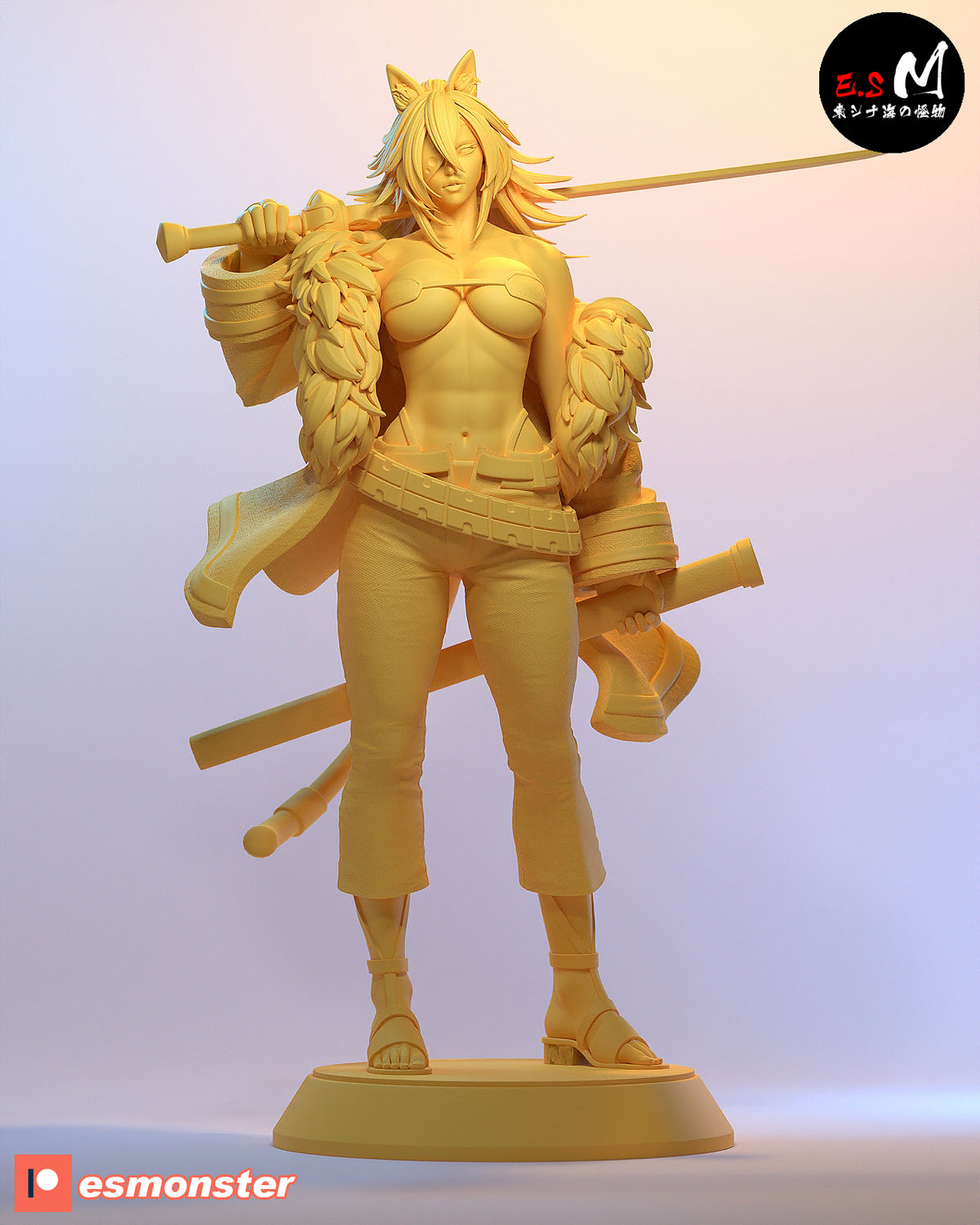 Ghislaine Dedoldia Style Mushoku Tensei Unpainted Resin Garage Kit (1/6-1/12)