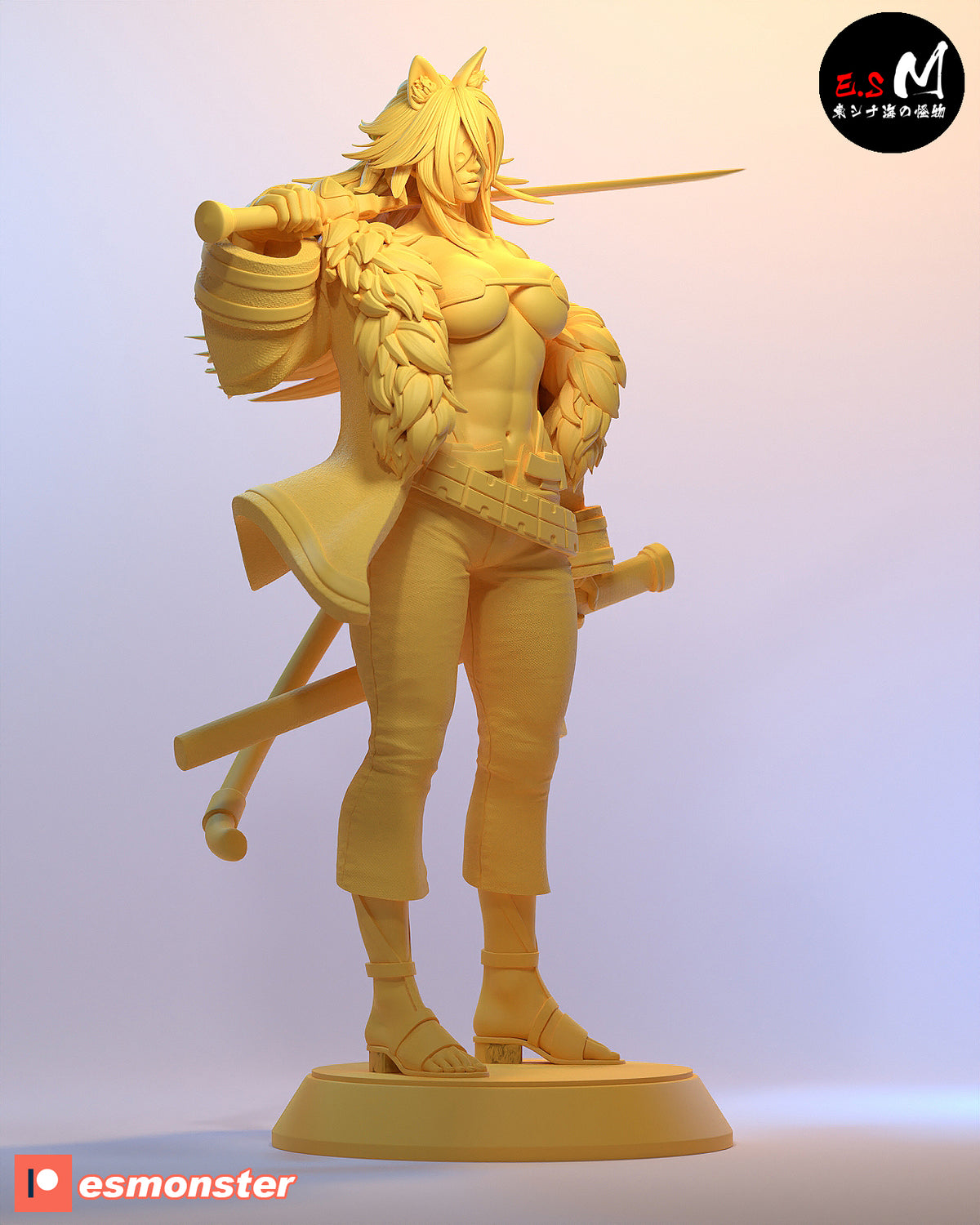 Ghislaine Dedoldia Style Mushoku Tensei Unpainted Resin Garage Kit (1/6-1/12)