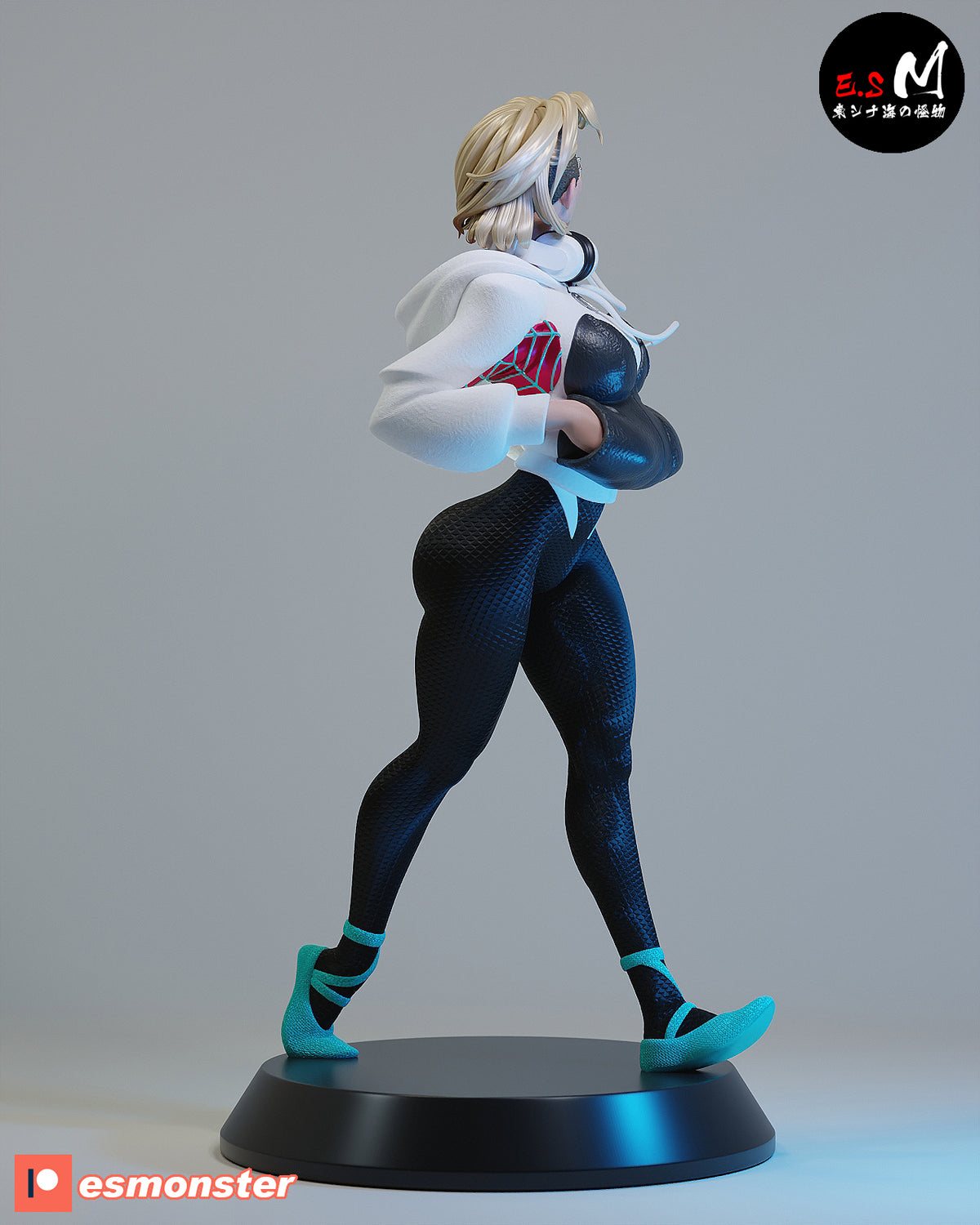Spider-Gwen White Suit Style Marvel Resin Garage Model Kit (1/6-1/12)