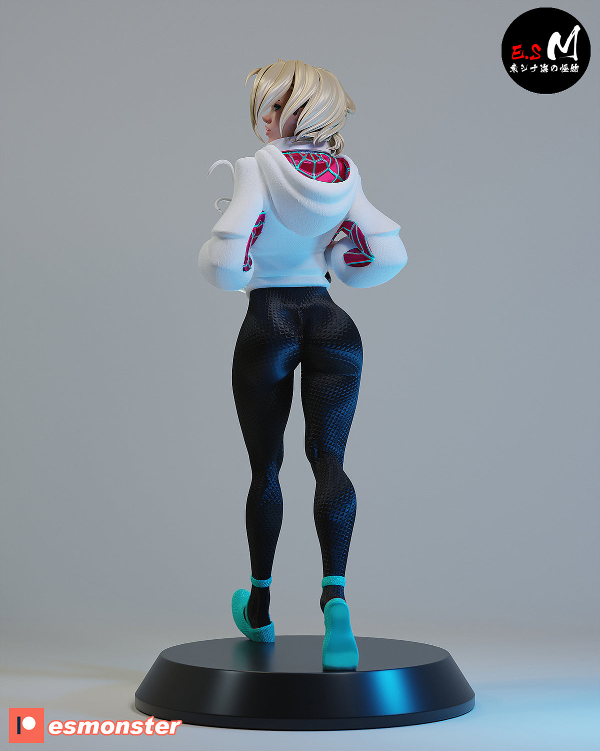 Spider-Gwen White Suit Style Marvel Resin Garage Model Kit (1/6-1/12)
