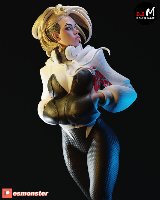 Spider-Gwen White Suit Style Marvel Resin Garage Model Kit (1/6-1/12)