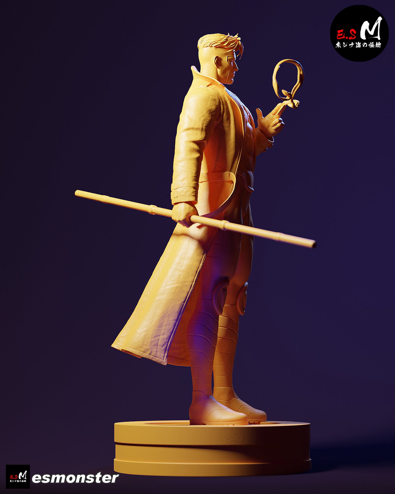Powered Card Gambit Style X-Men Unpainted Resin Garage Kit (1/6-1/12)