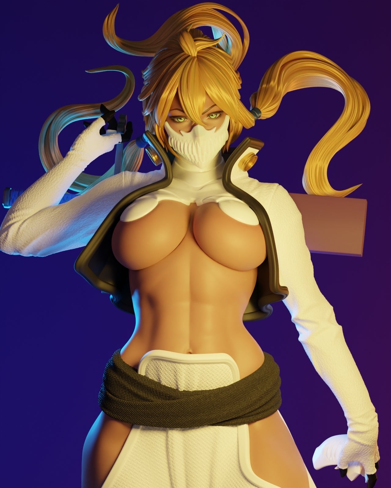 Tier Harribel Style Bleach Anime Unpainted Resin Garage Kit (1/6-1/12)