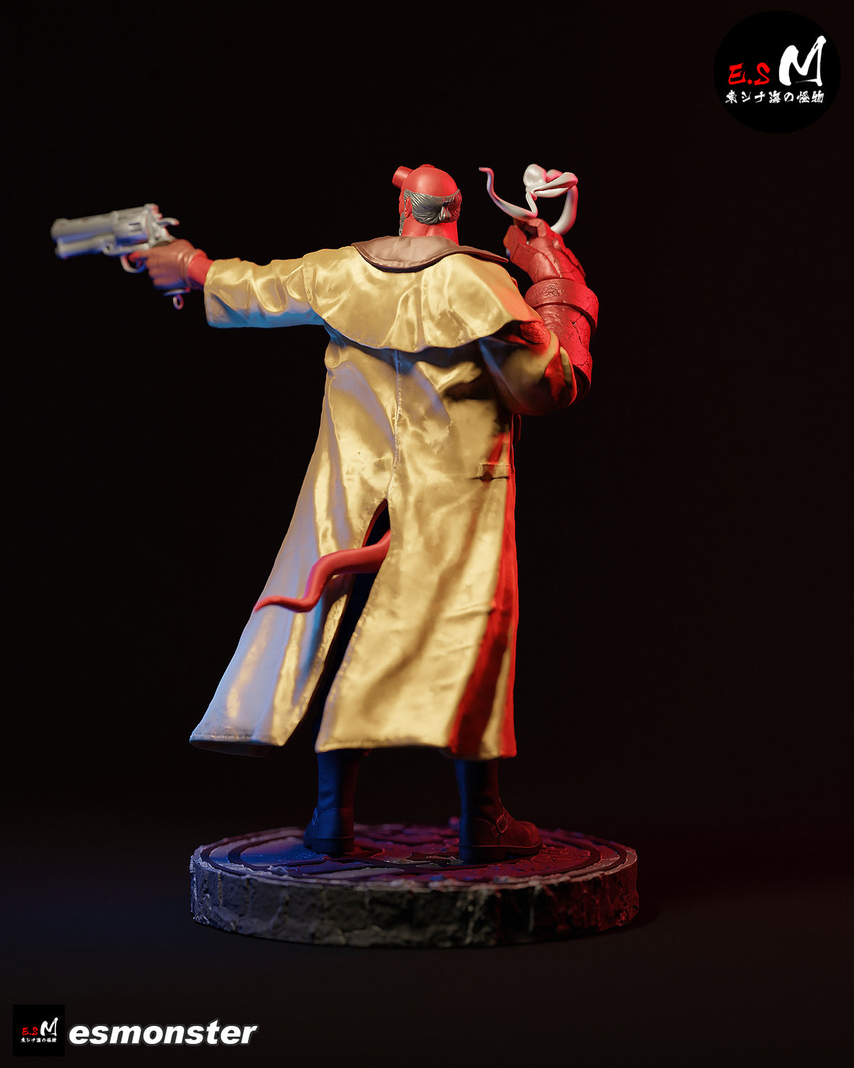 Hellboy Gun Style Dark Horse Unpainted Resin Garage Model Kit (1/6-1/12)