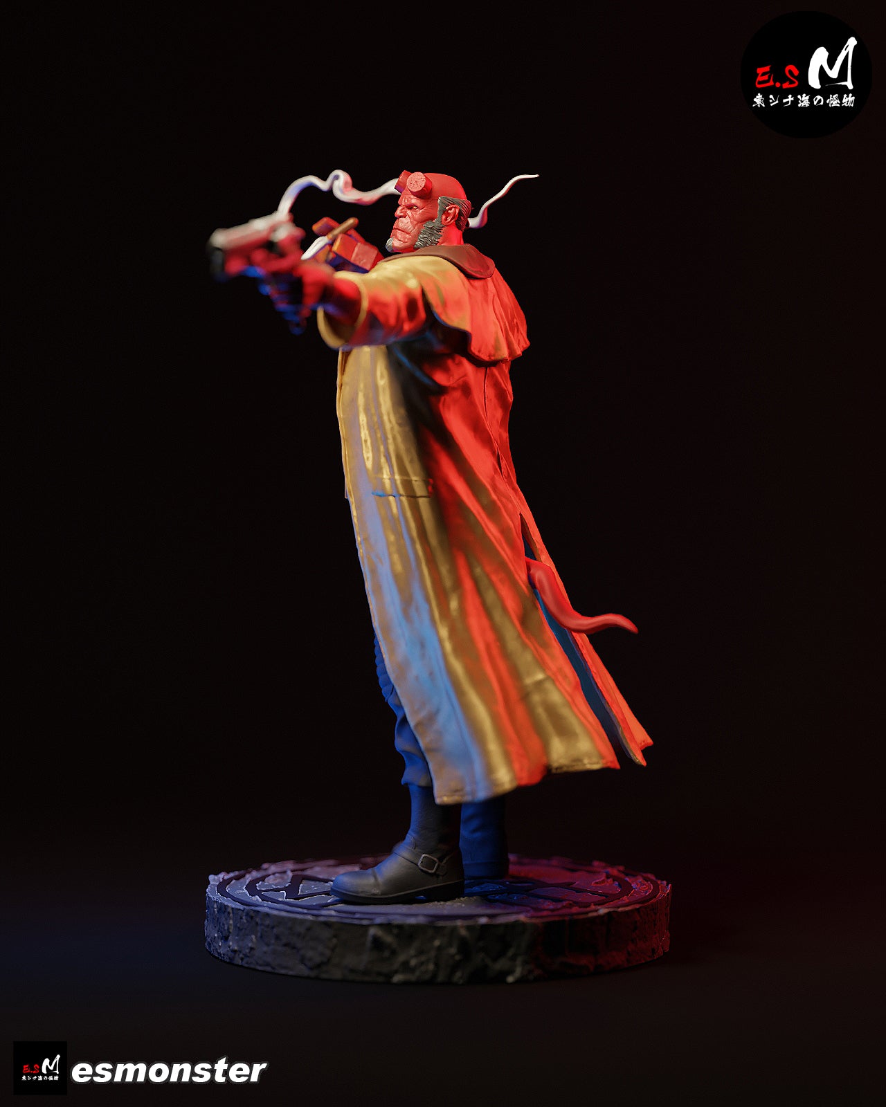 Hellboy Gun Style Dark Horse Unpainted Resin Garage Model Kit (1/6-1/12)