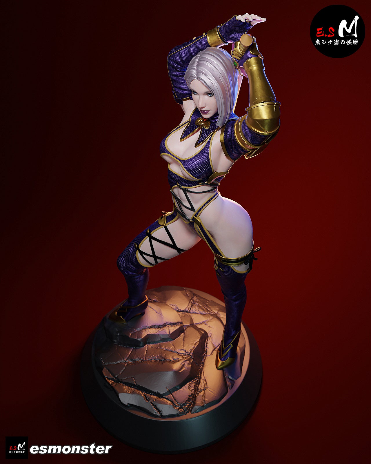 Whip Blade Ivy Valentine Style Soulcalibur Unpainted Resin Kit (1/6-1/12)