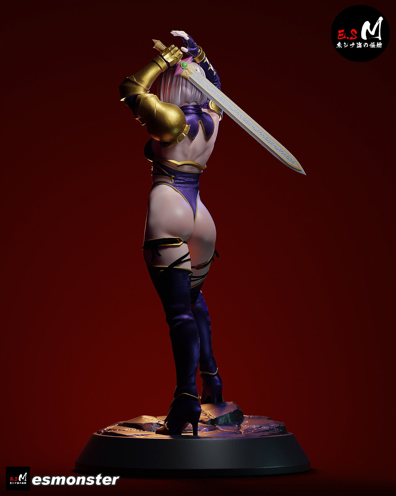 Whip Blade Ivy Valentine Style Soulcalibur Unpainted Resin Kit (1/6-1/12)