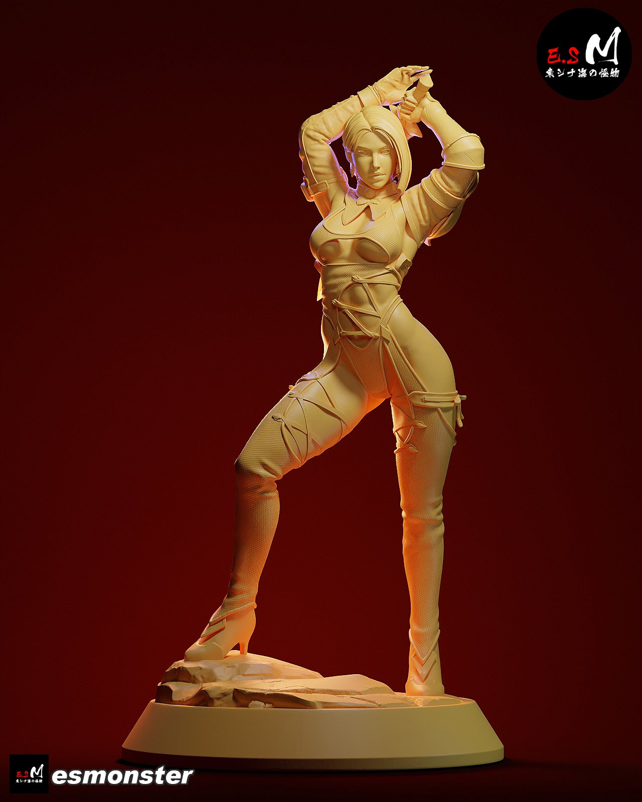 Whip Blade Ivy Valentine Style Soulcalibur Unpainted Resin Kit (1/6-1/12)