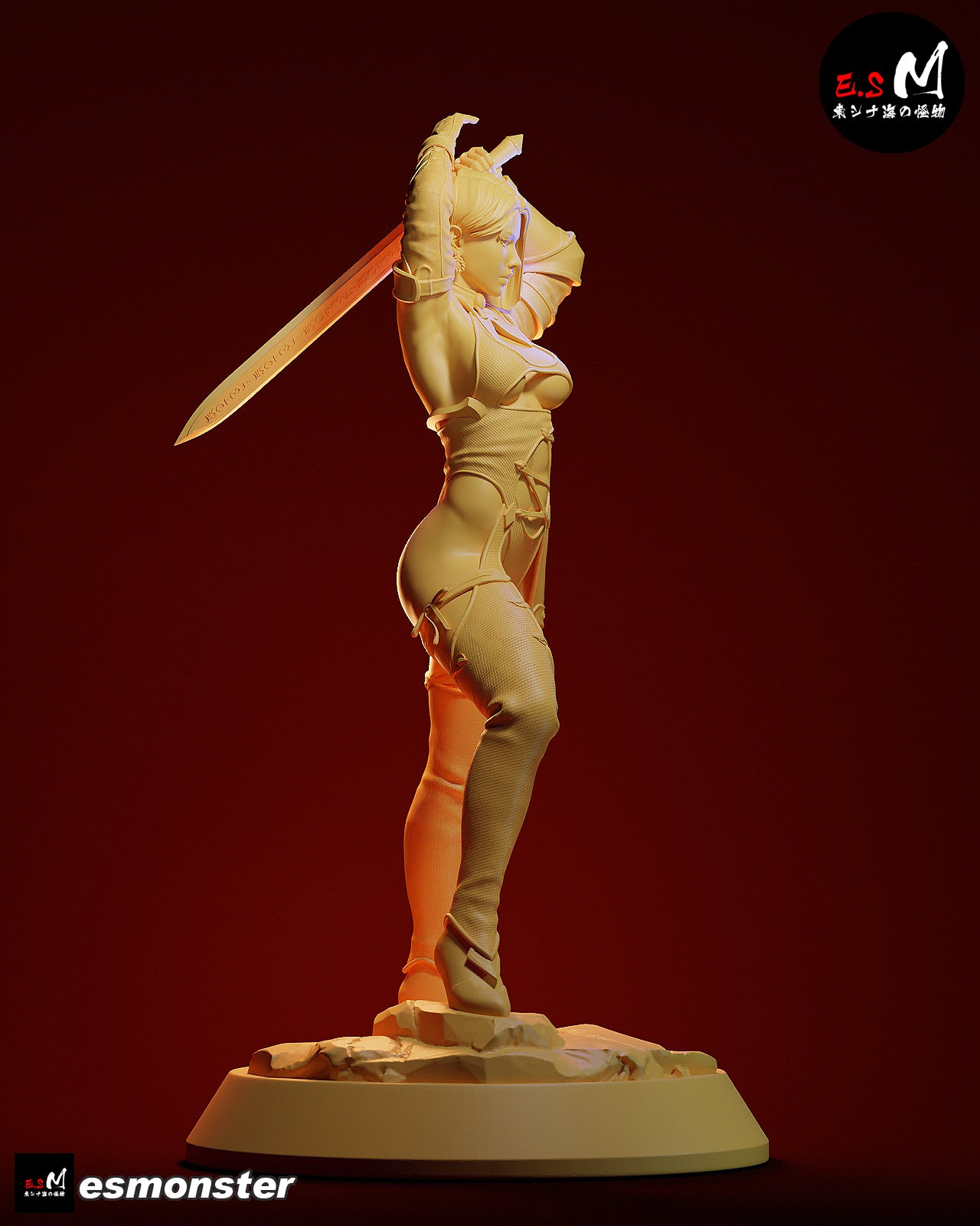 Whip Blade Ivy Valentine Style Soulcalibur Unpainted Resin Kit (1/6-1/12)