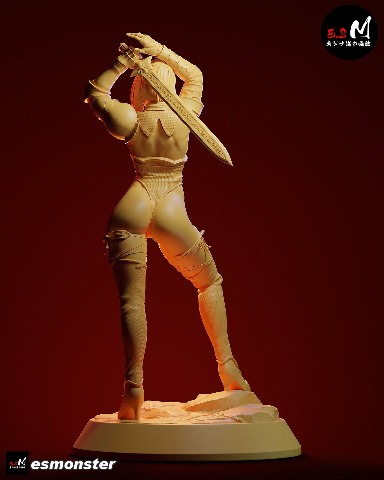 Whip Blade Ivy Valentine Style Soulcalibur Unpainted Resin Kit (1/6-1/12)
