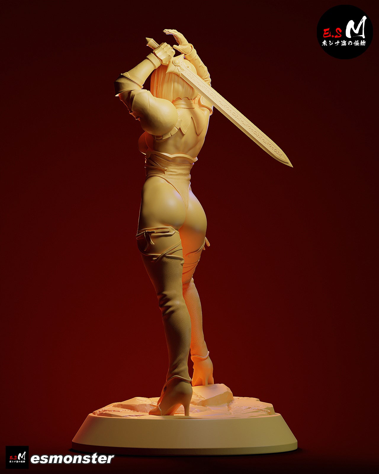 Whip Blade Ivy Valentine Style Soulcalibur Unpainted Resin Kit (1/6-1/12)