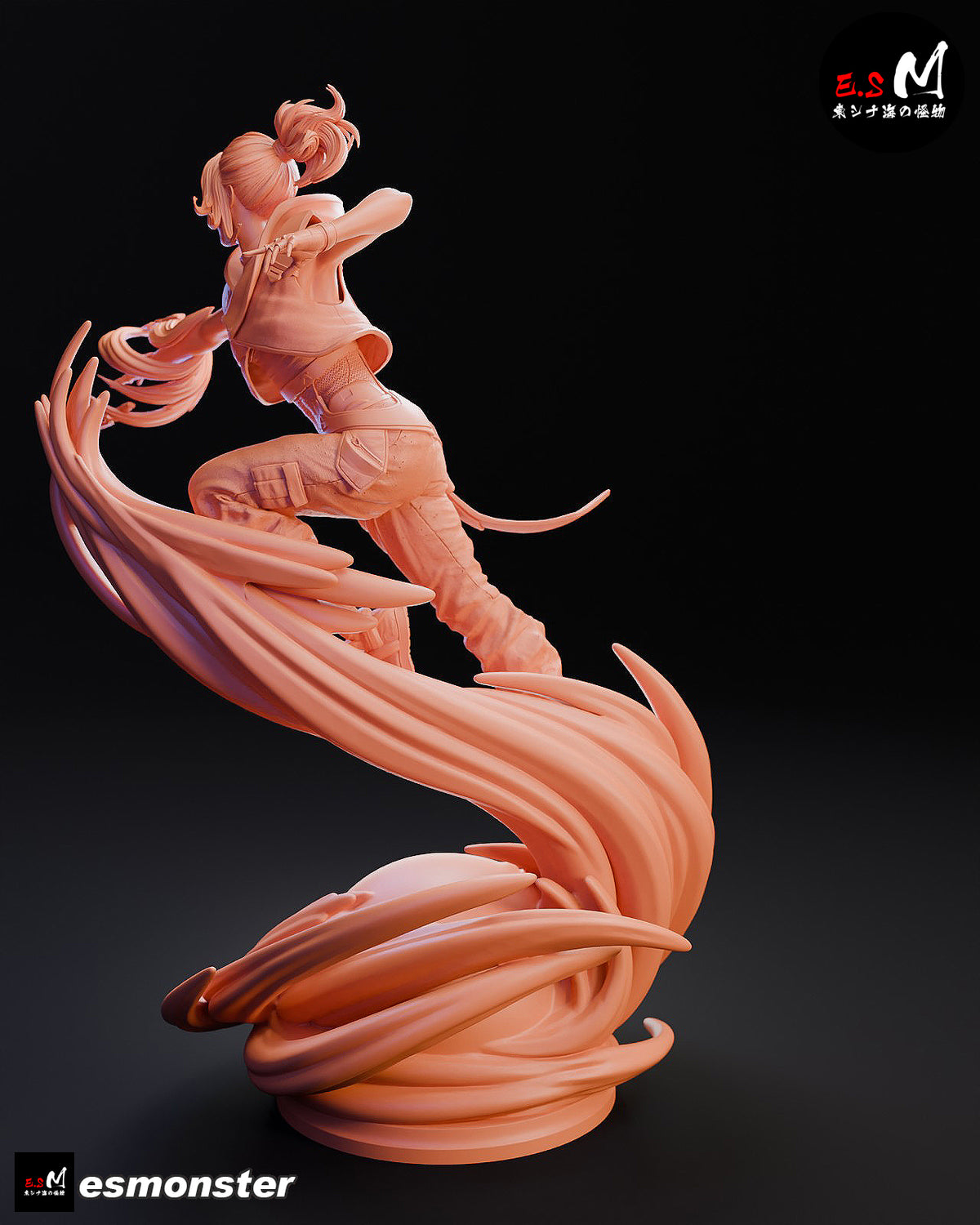 Jett Style Valorant Unpainted Resin Garage Model Kit (1/6-1/12)