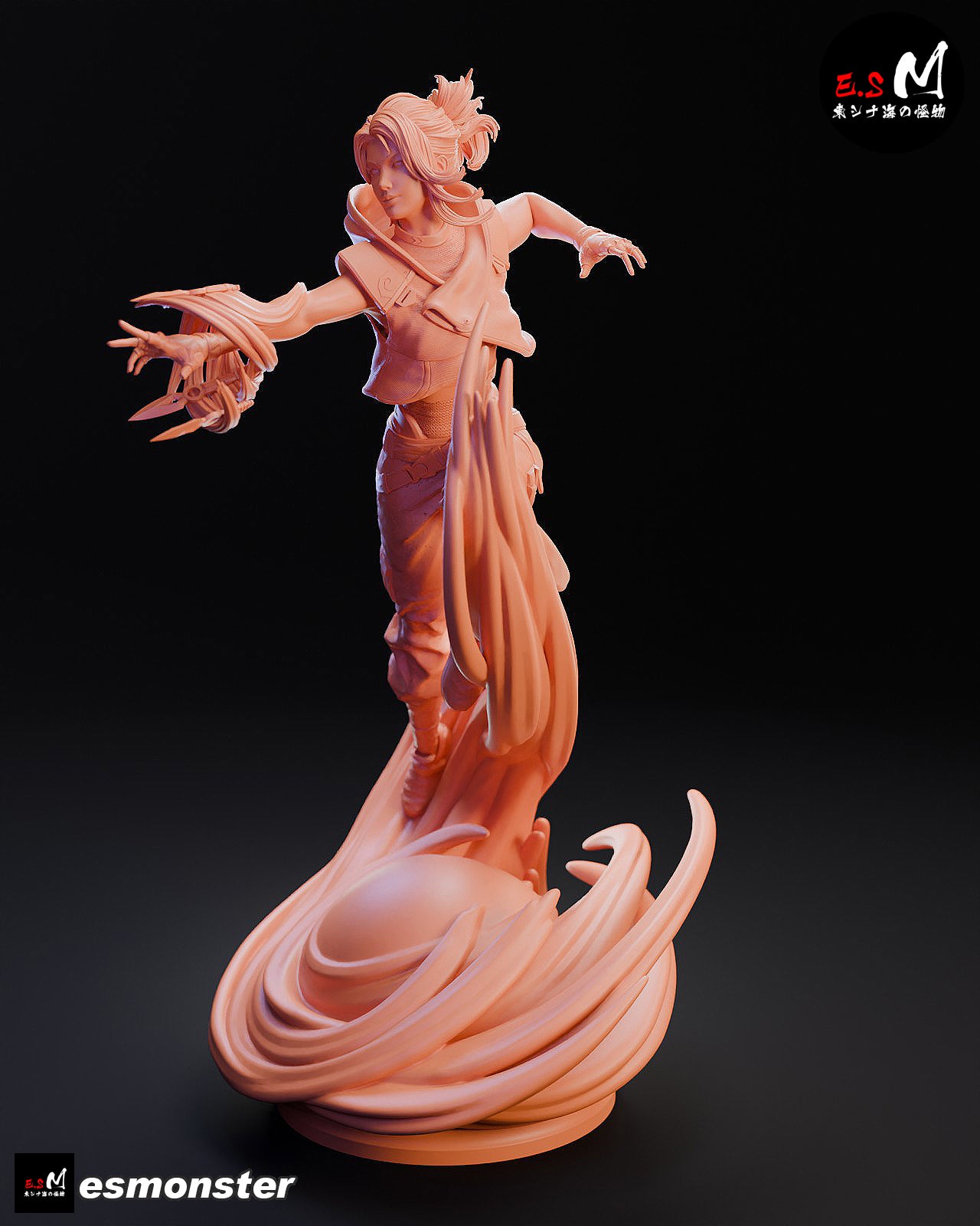 Jett Style Valorant Unpainted Resin Garage Model Kit (1/6-1/12)