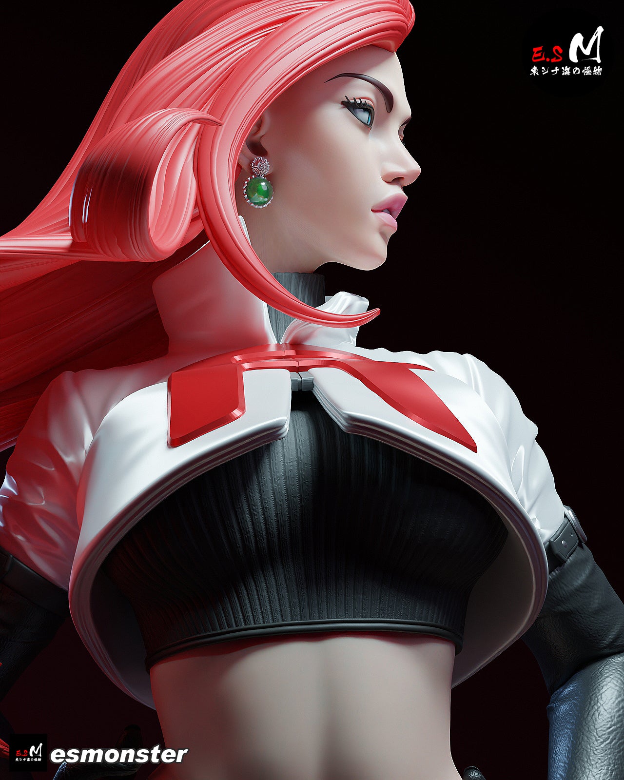Jesse Style Pokemon Anime Unpainted Resin Garage Kit (1/6-1/12)