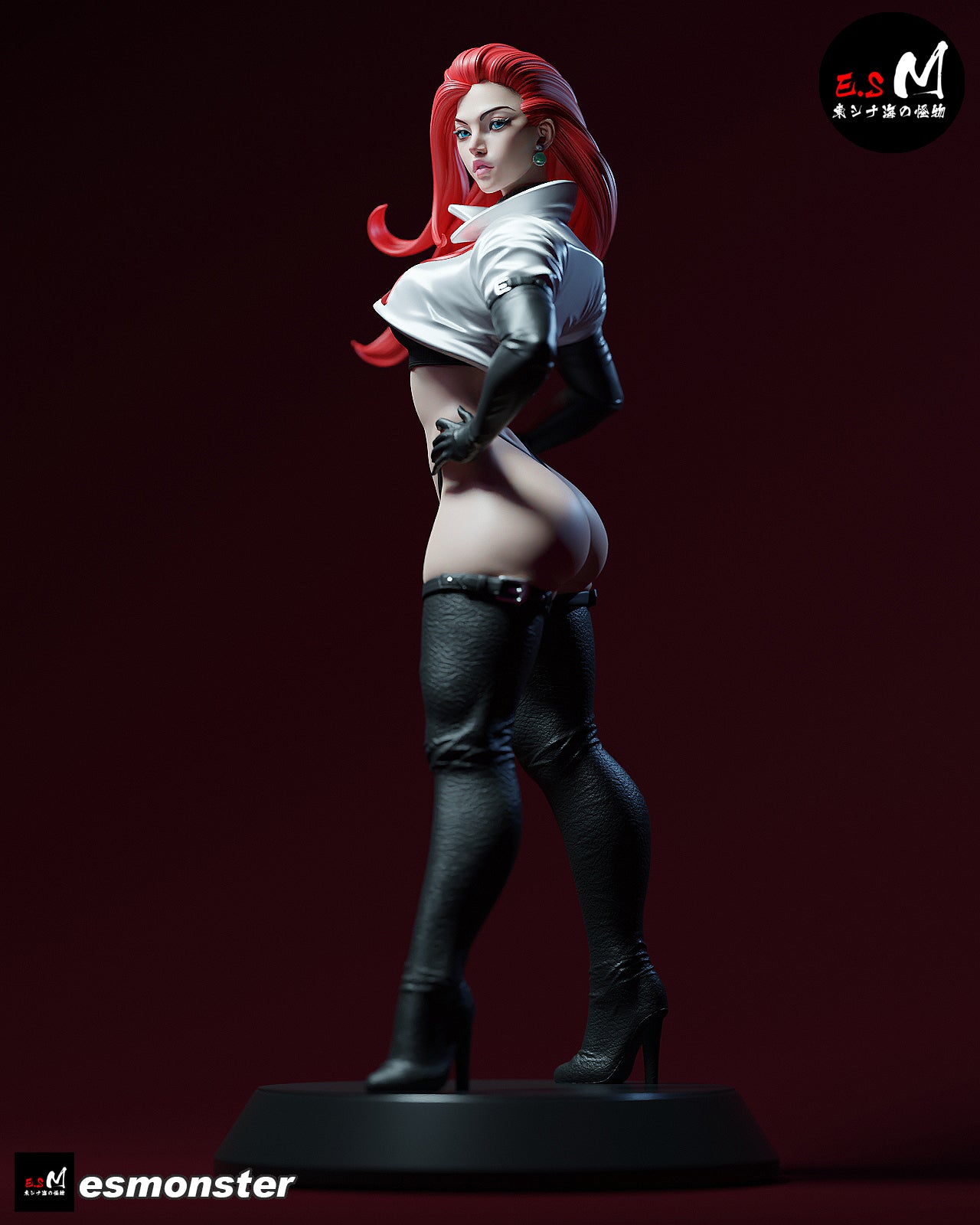 Jesse Style Pokemon Anime Unpainted Resin Garage Kit (1/6-1/12)