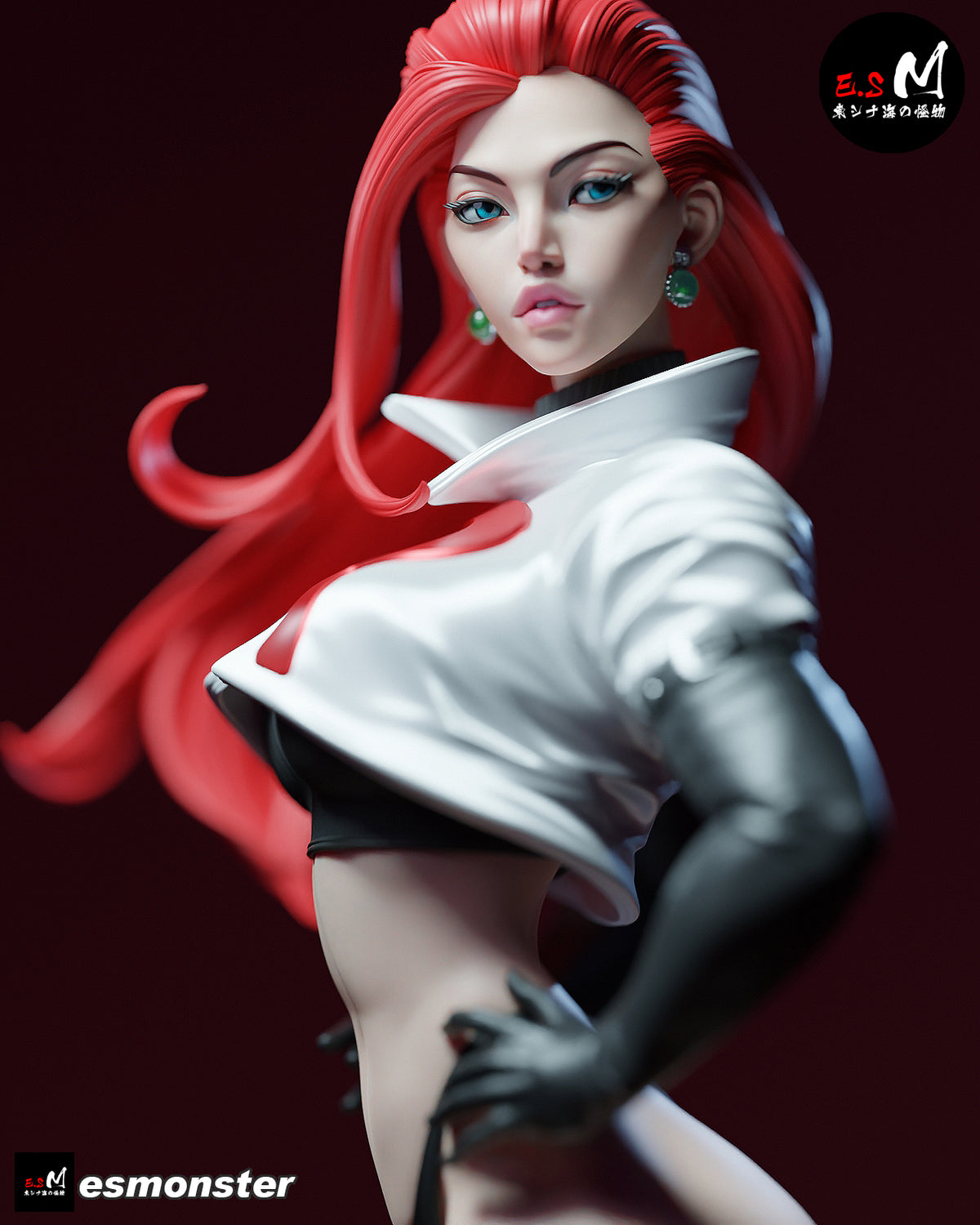 Jesse Style Pokemon Anime Unpainted Resin Garage Kit (1/6-1/12)