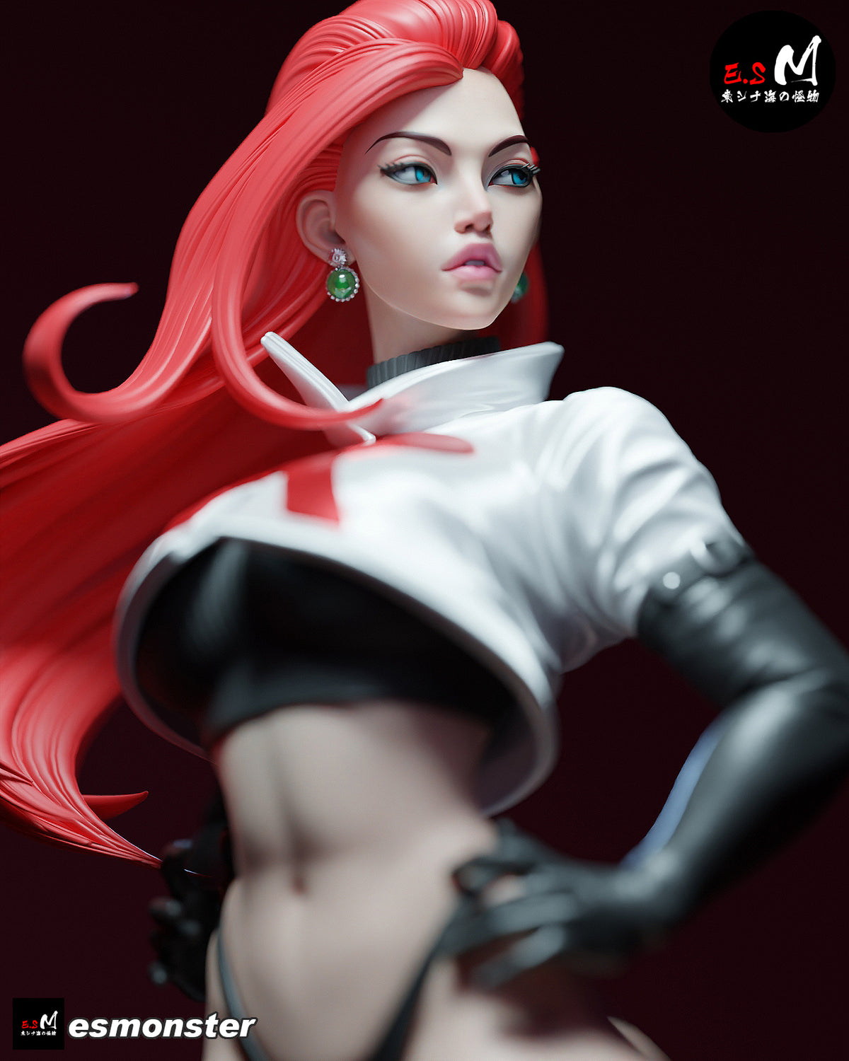 Jesse Style Pokemon Anime Unpainted Resin Garage Kit (1/6-1/12)