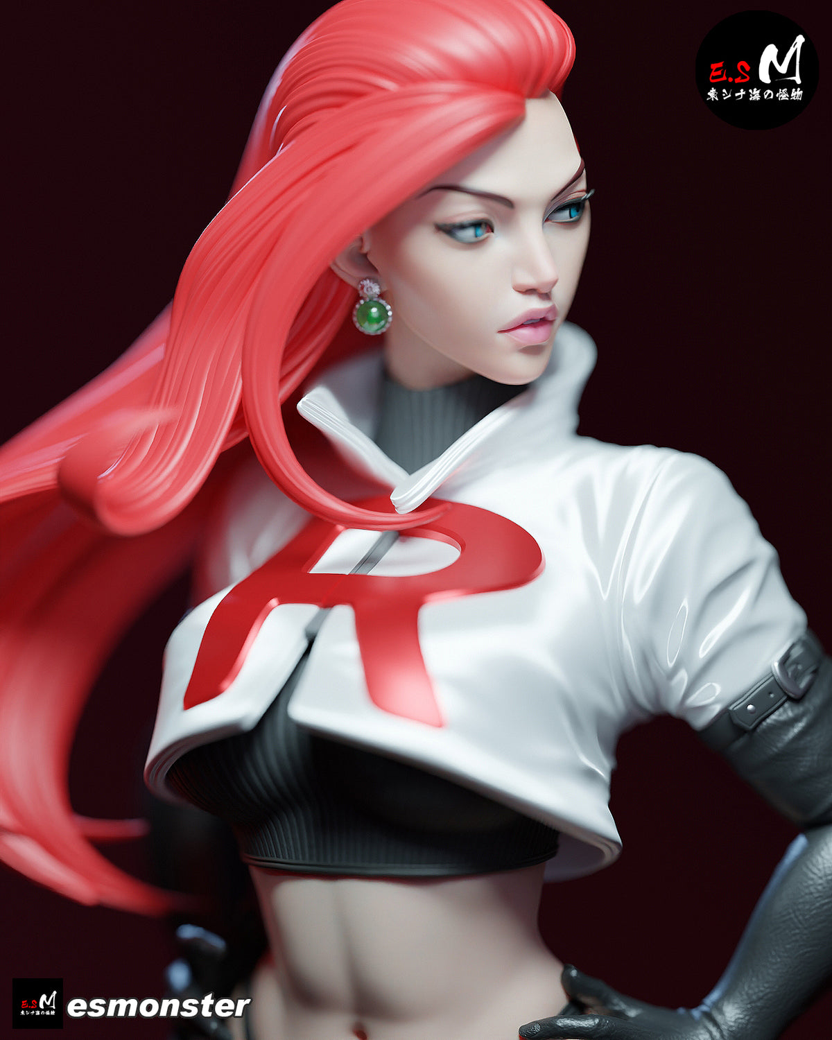 Jesse Style Pokemon Anime Unpainted Resin Garage Kit (1/6-1/12)