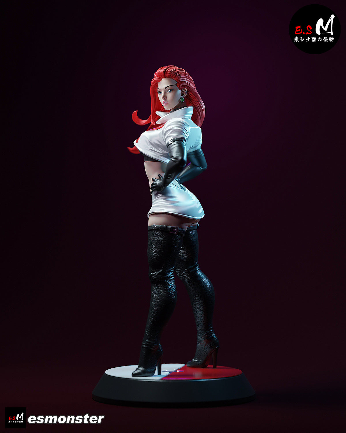 Jesse Style Pokemon Anime Unpainted Resin Garage Kit (1/6-1/12)