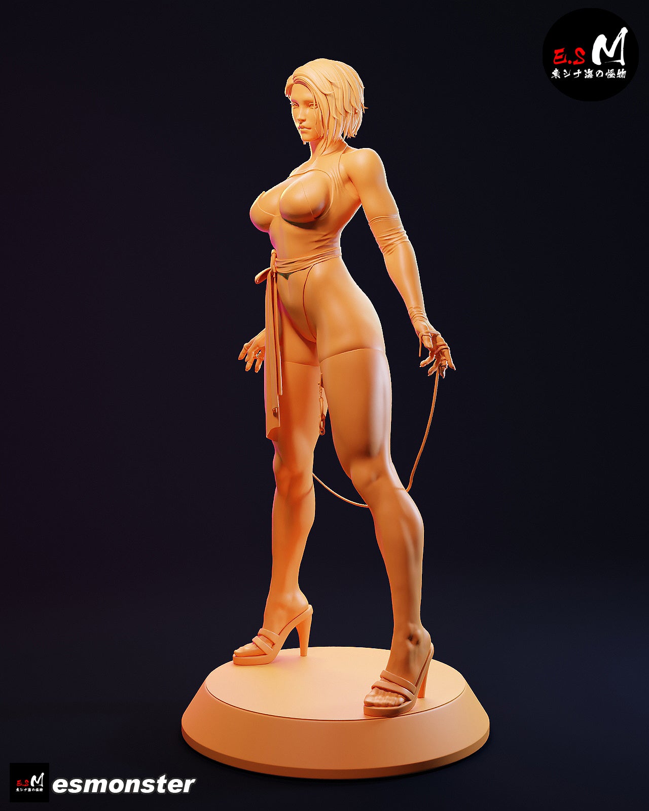 Cyberpunk Line Girl Sci-Fi Unpainted Resin Garage Model Kit (1/6-1/12)
