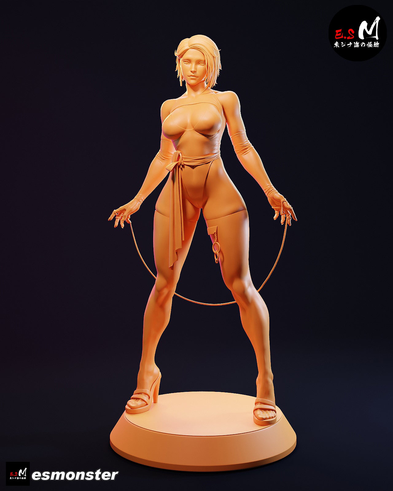 Cyberpunk Line Girl Sci-Fi Unpainted Resin Garage Model Kit (1/6-1/12)