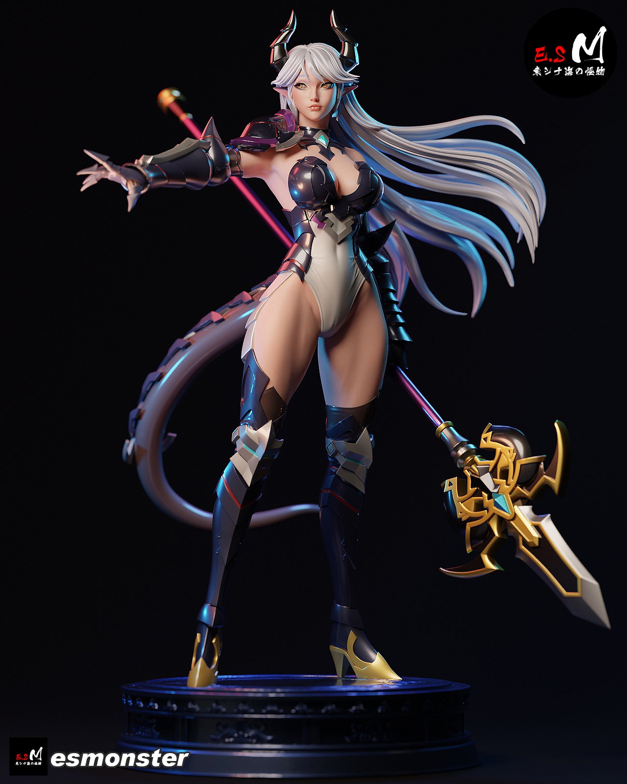 Luna Style Epic Seven Unpainted Resin Garage Model Kit (1/6-1/12)