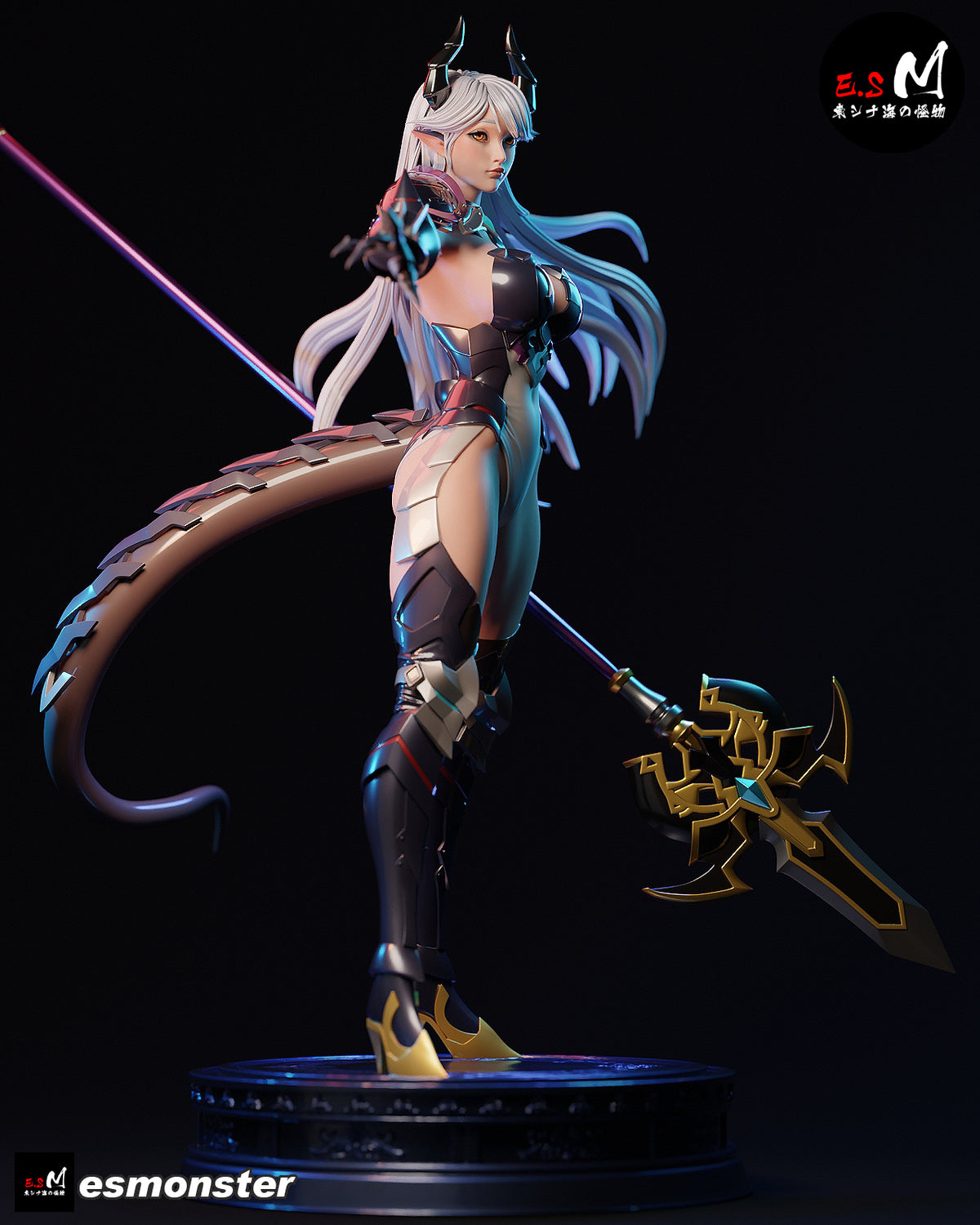 Luna Style Epic Seven Unpainted Resin Garage Model Kit (1/6-1/12)