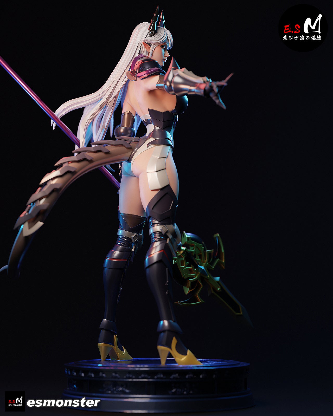 Luna Style Epic Seven Unpainted Resin Garage Model Kit (1/6-1/12)