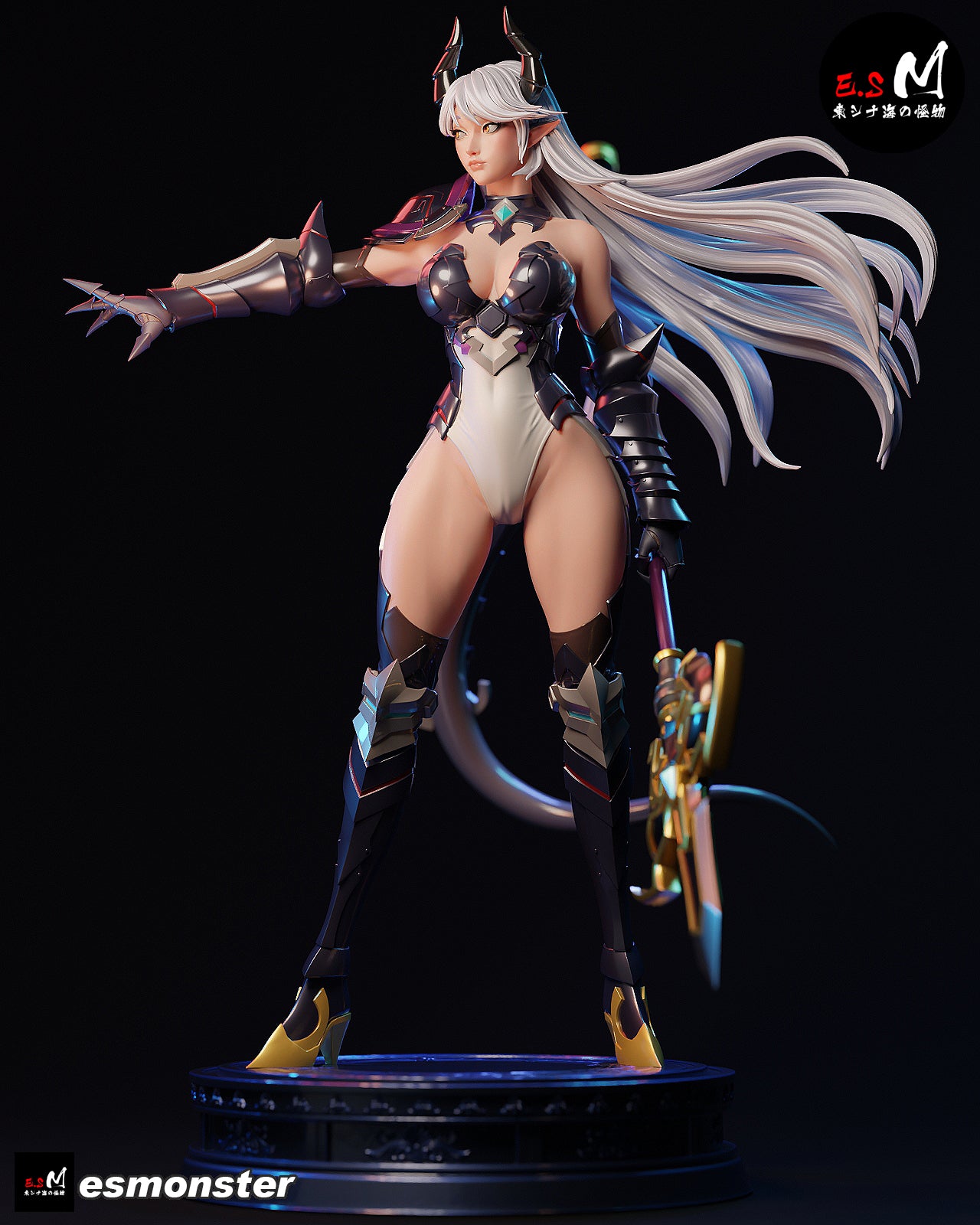 Luna Style Epic Seven Unpainted Resin Garage Model Kit (1/6-1/12)