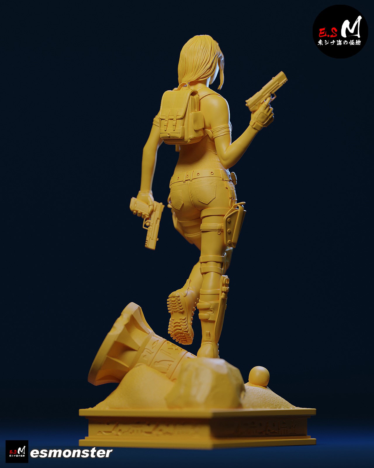Lara Croft Confident Style Tomb Raider Unpainted Resin Garage Kit (1/6-1/12)