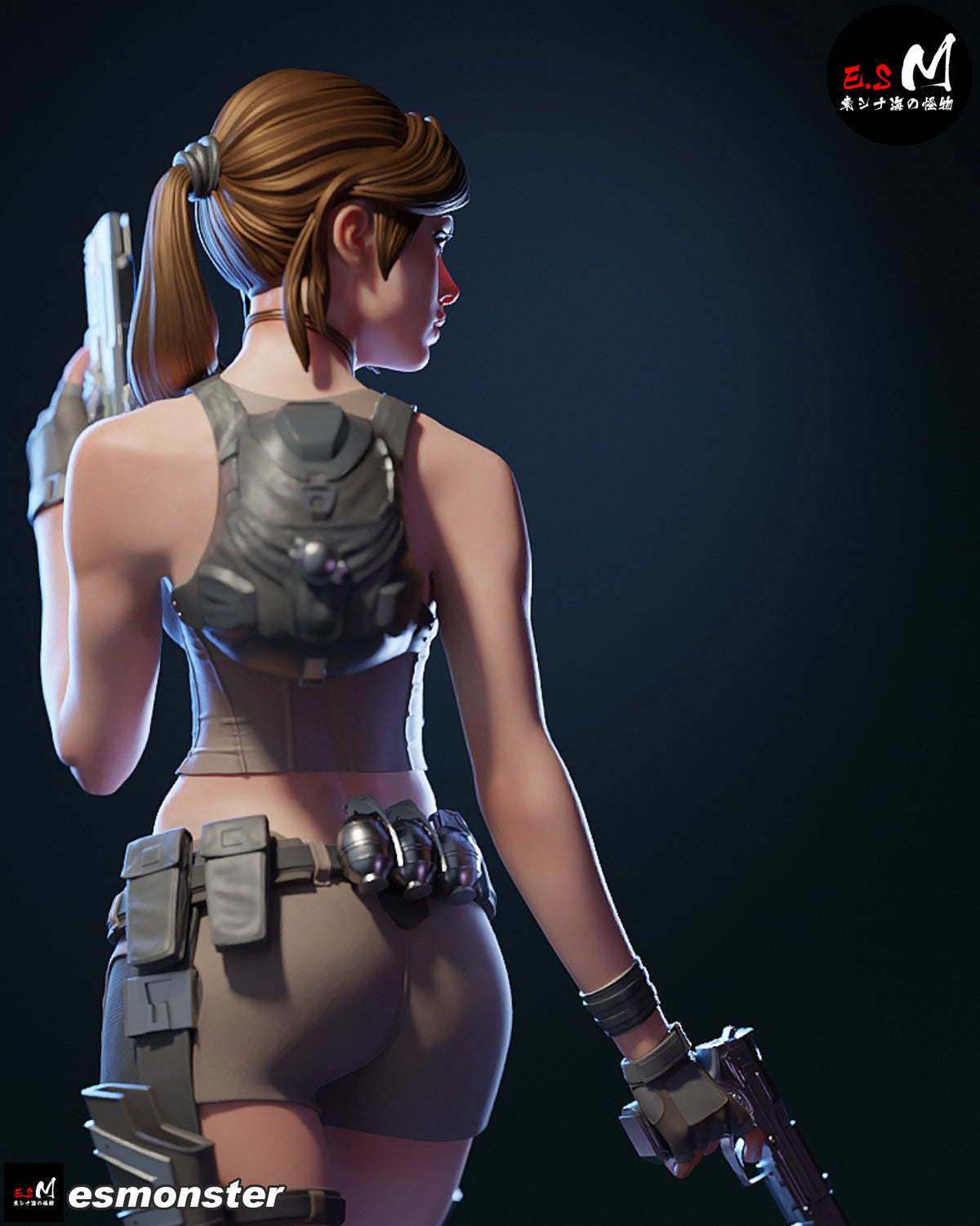 Lara Croft Reboot Style Tomb Raider Unpainted Resin Garage Model Kit (1/6-1/12)