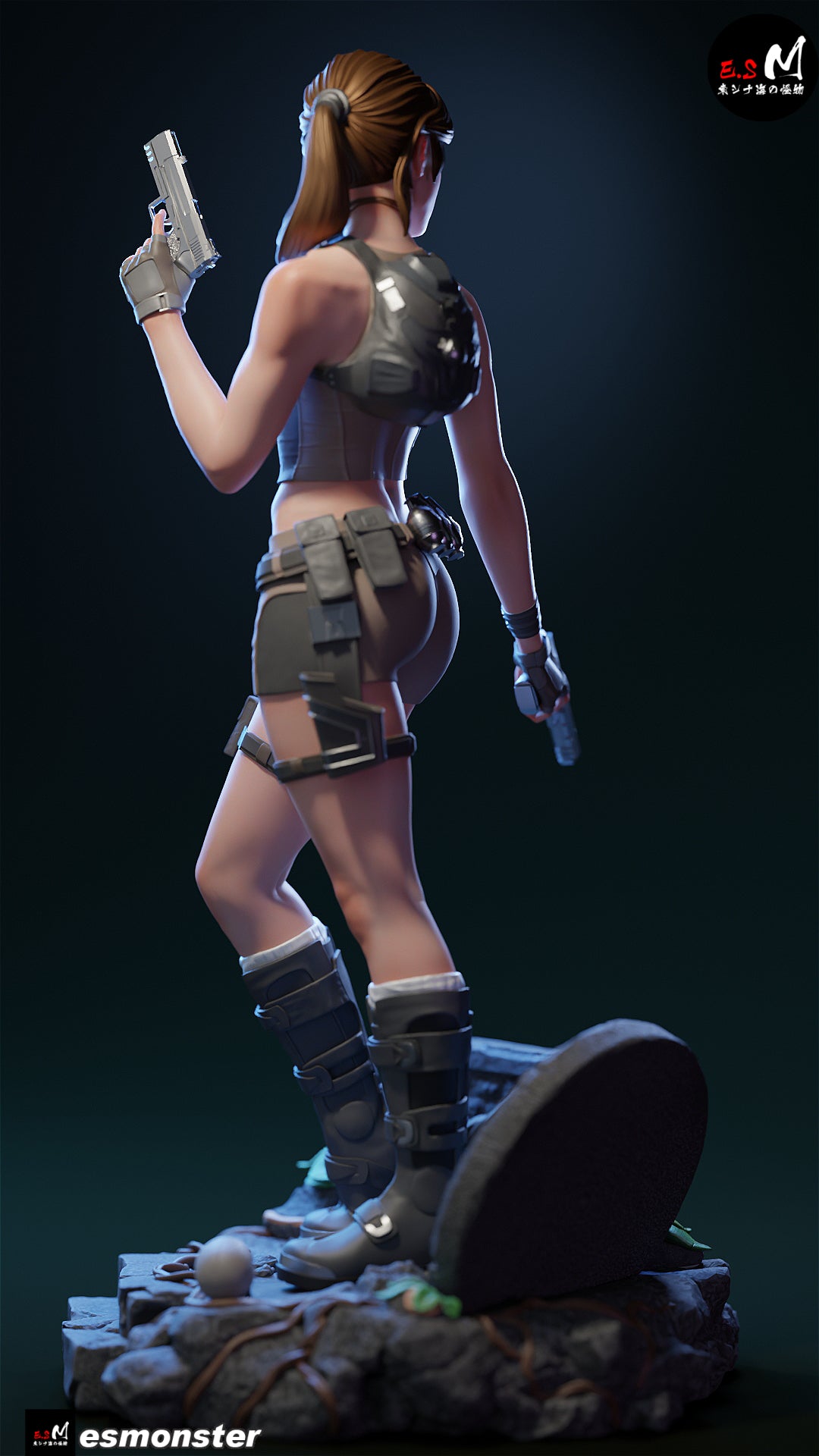 Lara Croft Reboot Style Tomb Raider Unpainted Resin Garage Model Kit (1/6-1/12)