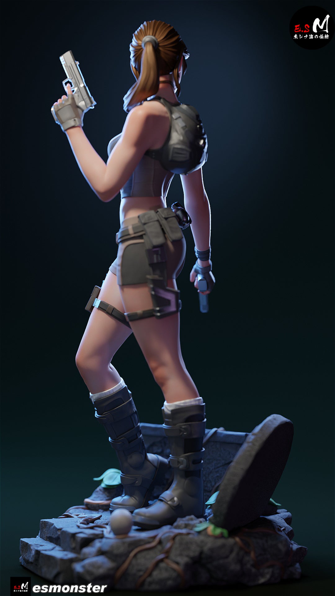 Lara Croft Reboot Style Tomb Raider Unpainted Resin Garage Model Kit (1/6-1/12)