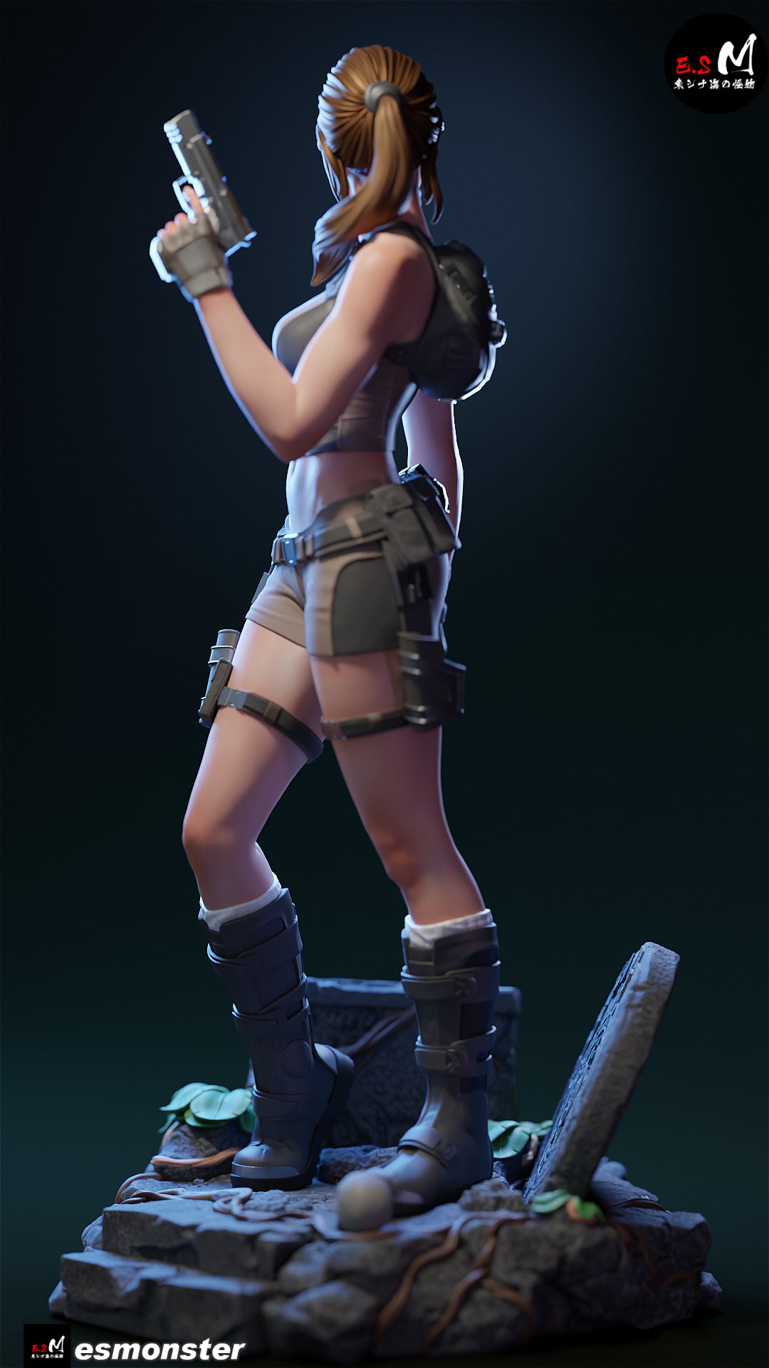 Lara Croft Reboot Style Tomb Raider Unpainted Resin Garage Model Kit (1/6-1/12)