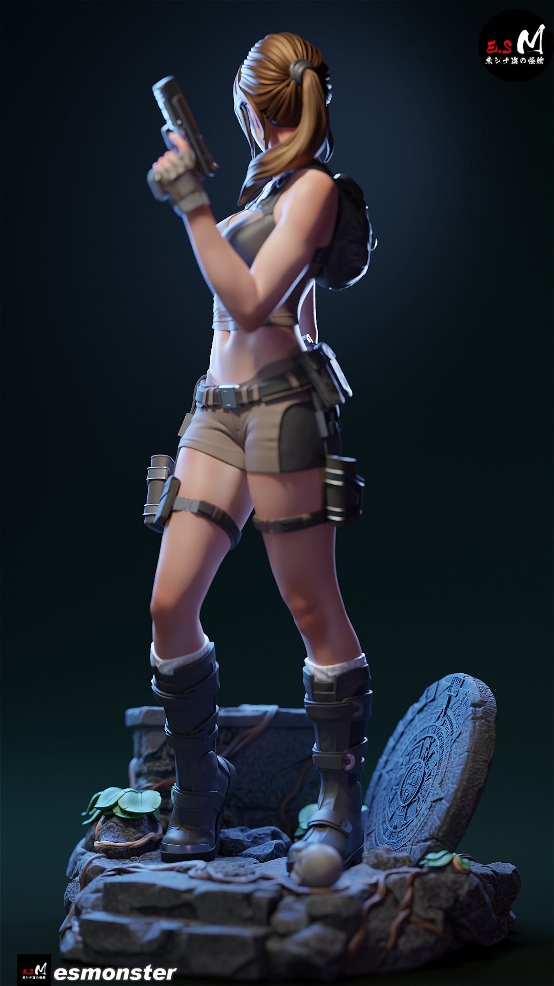 Lara Croft Reboot Style Tomb Raider Unpainted Resin Garage Model Kit (1/6-1/12)