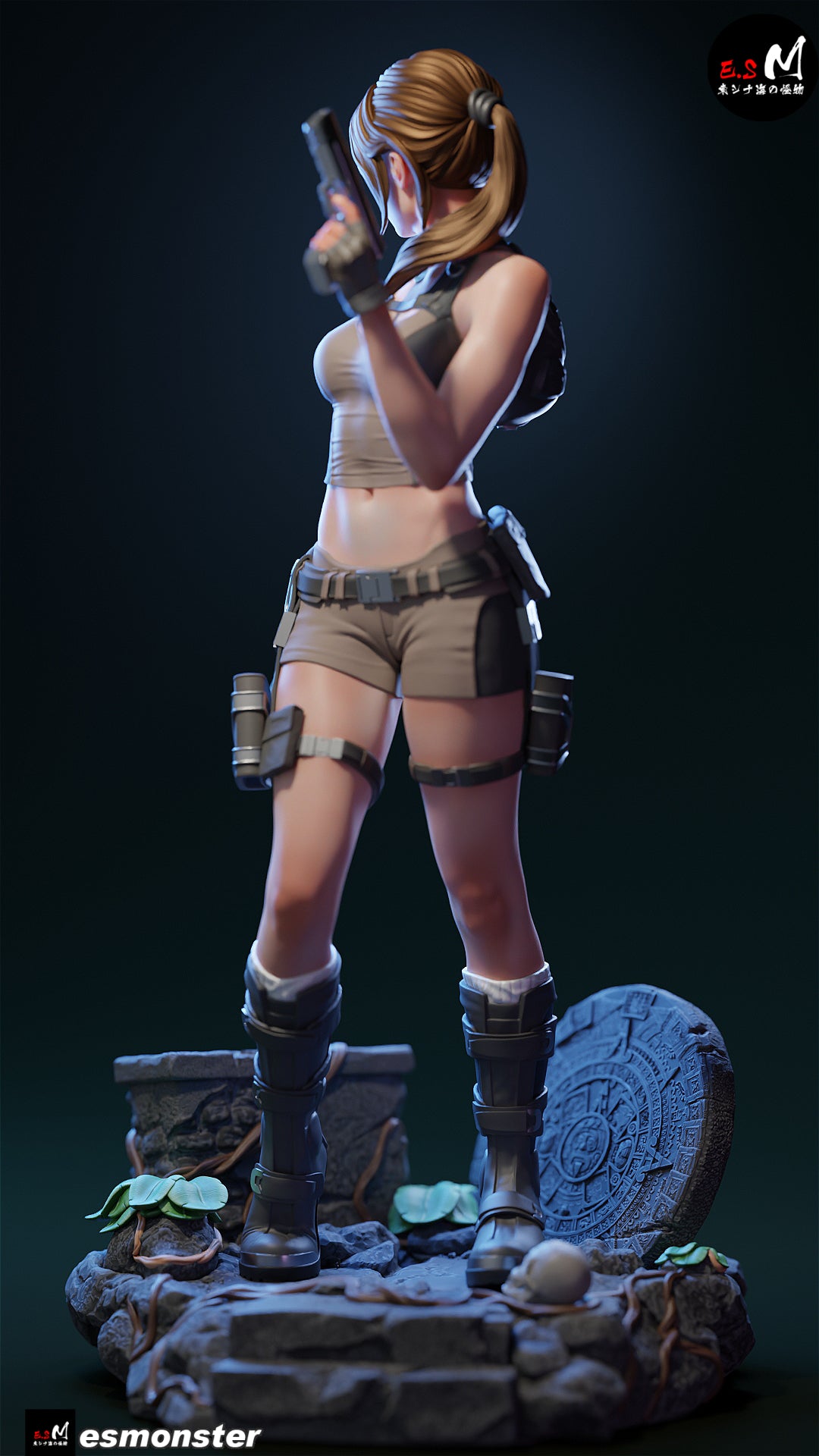 Lara Croft Reboot Style Tomb Raider Unpainted Resin Garage Model Kit (1/6-1/12)
