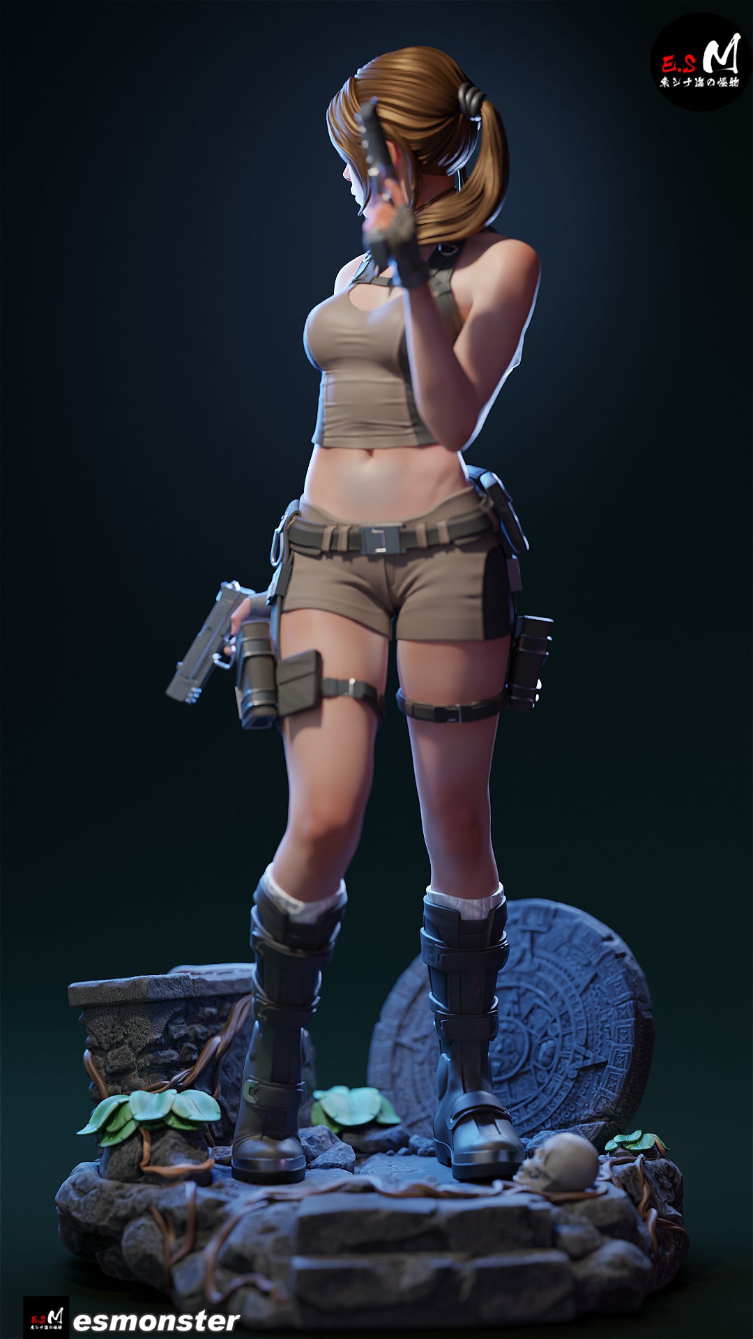 Lara Croft Reboot Style Tomb Raider Unpainted Resin Garage Model Kit (1/6-1/12)