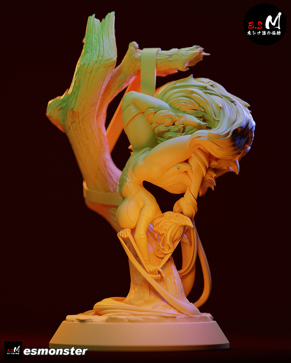 Fox Demon Igumi Mythology Unpainted Resin Garage Model Kit (1/6-1/12)