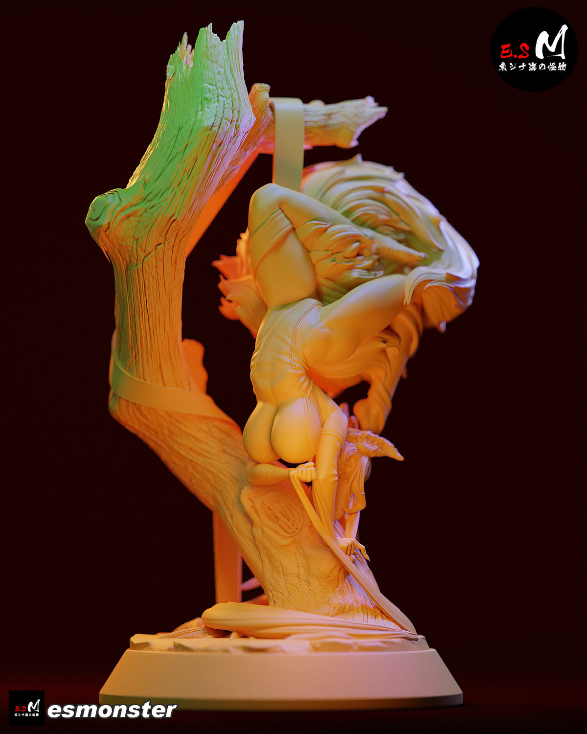 Fox Demon Igumi Mythology Unpainted Resin Garage Model Kit (1/6-1/12)