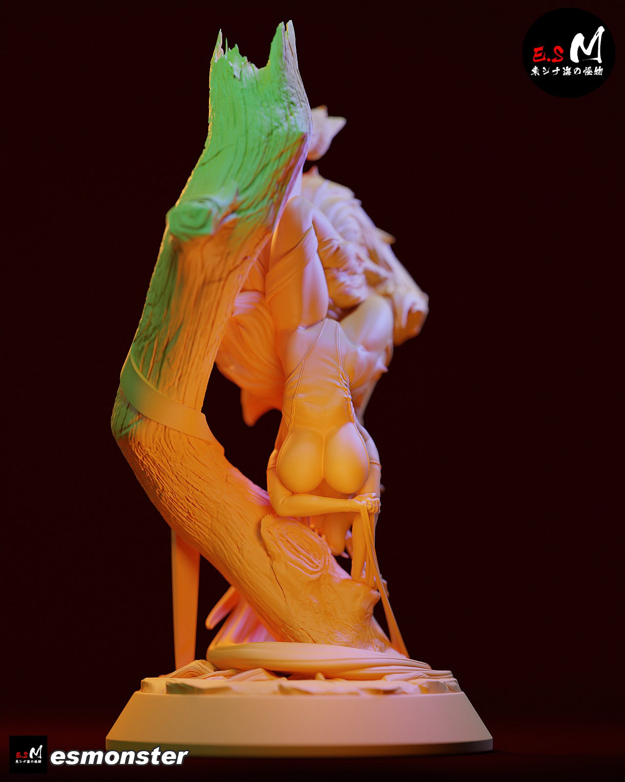Fox Demon Igumi Mythology Unpainted Resin Garage Model Kit (1/6-1/12)