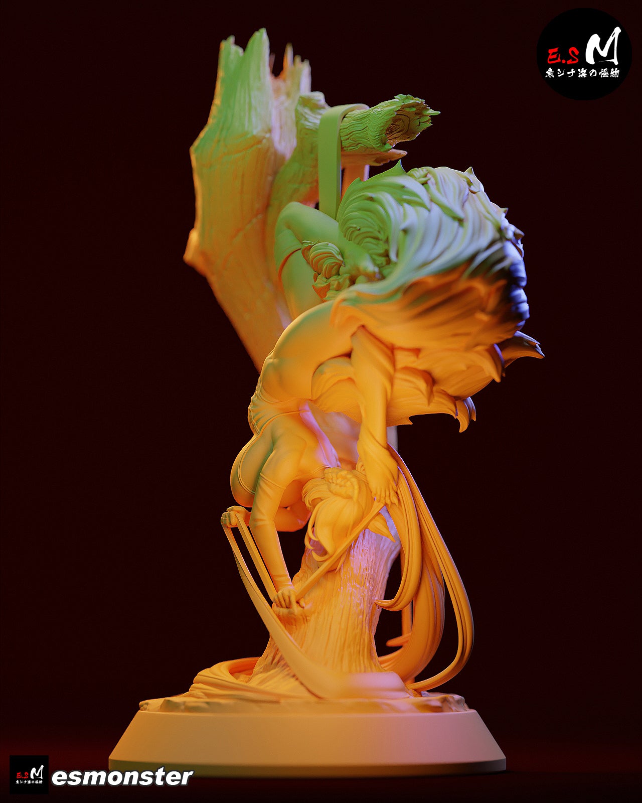 Fox Demon Igumi Mythology Unpainted Resin Garage Model Kit (1/6-1/12)