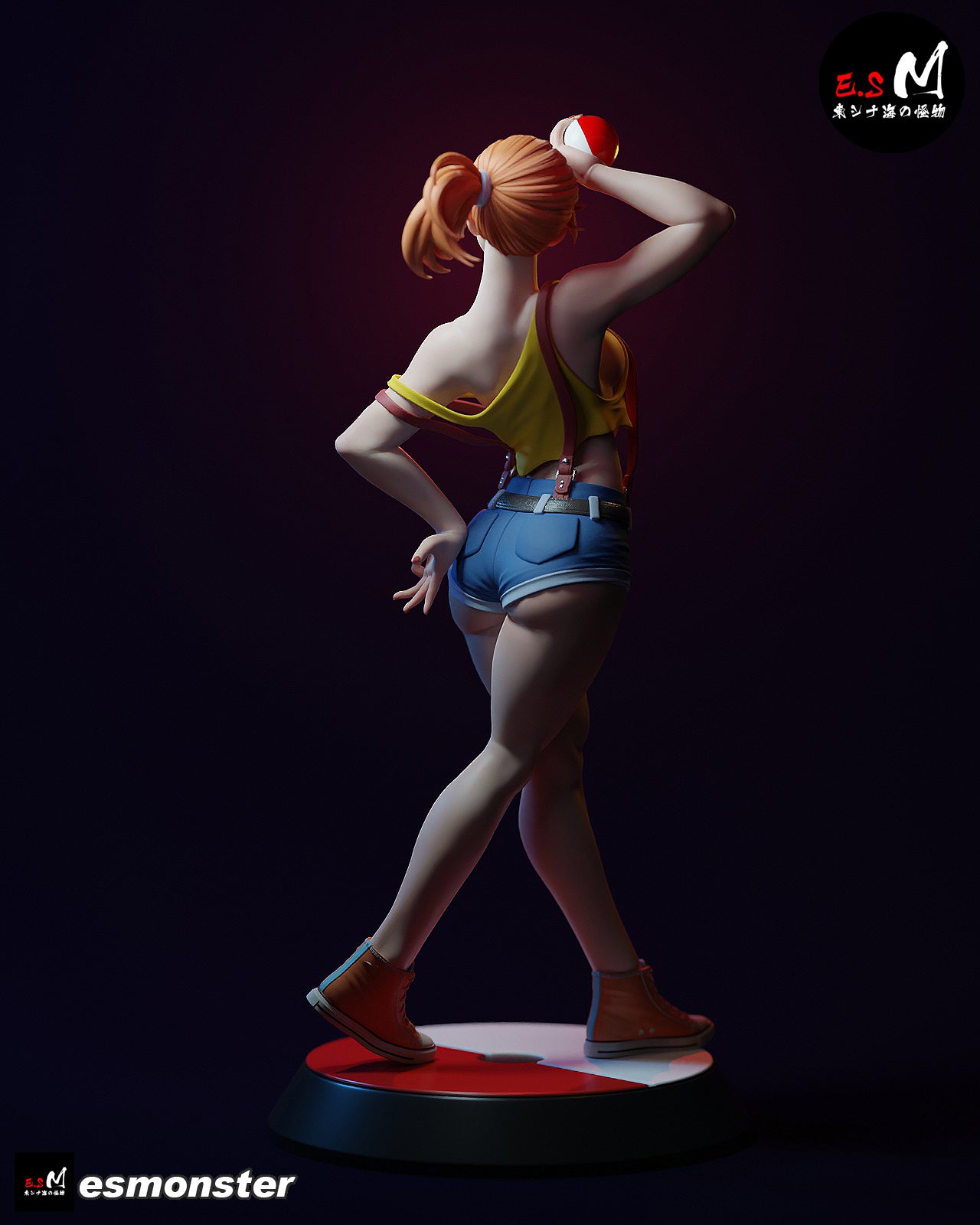 Misty Style Pokemon Anime Unpainted Resin Garage Kit (1/6-1/12)