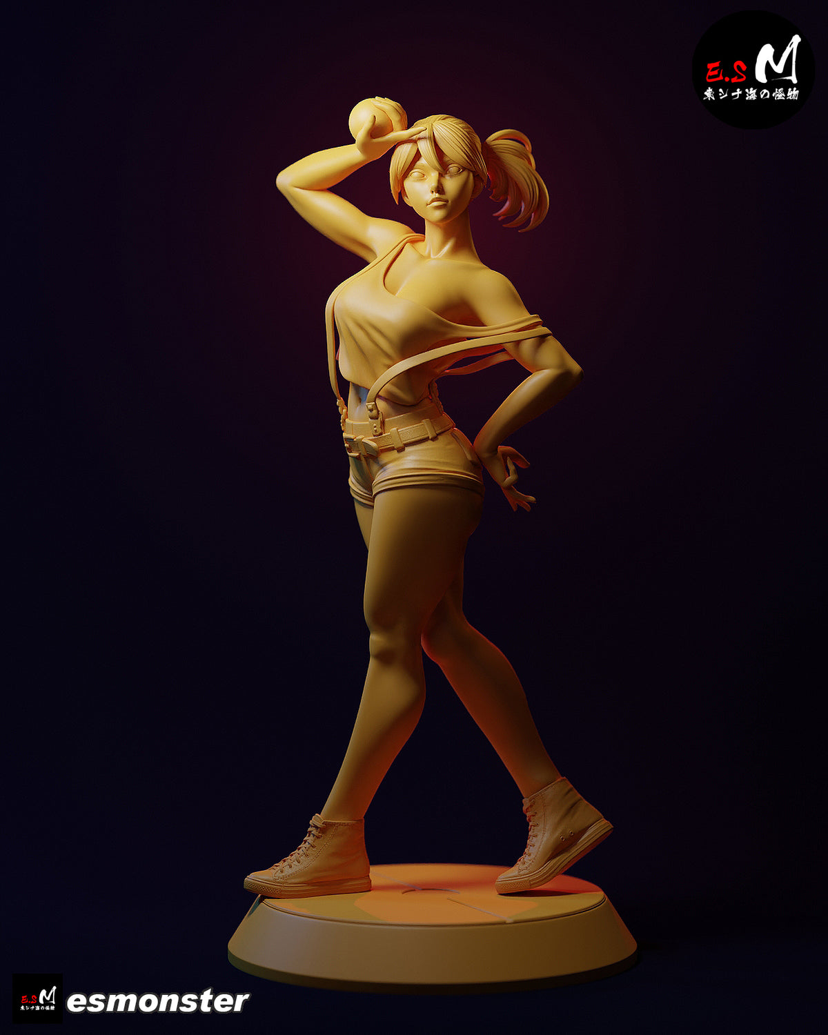 Misty Style Pokemon Anime Unpainted Resin Garage Kit (1/6-1/12)