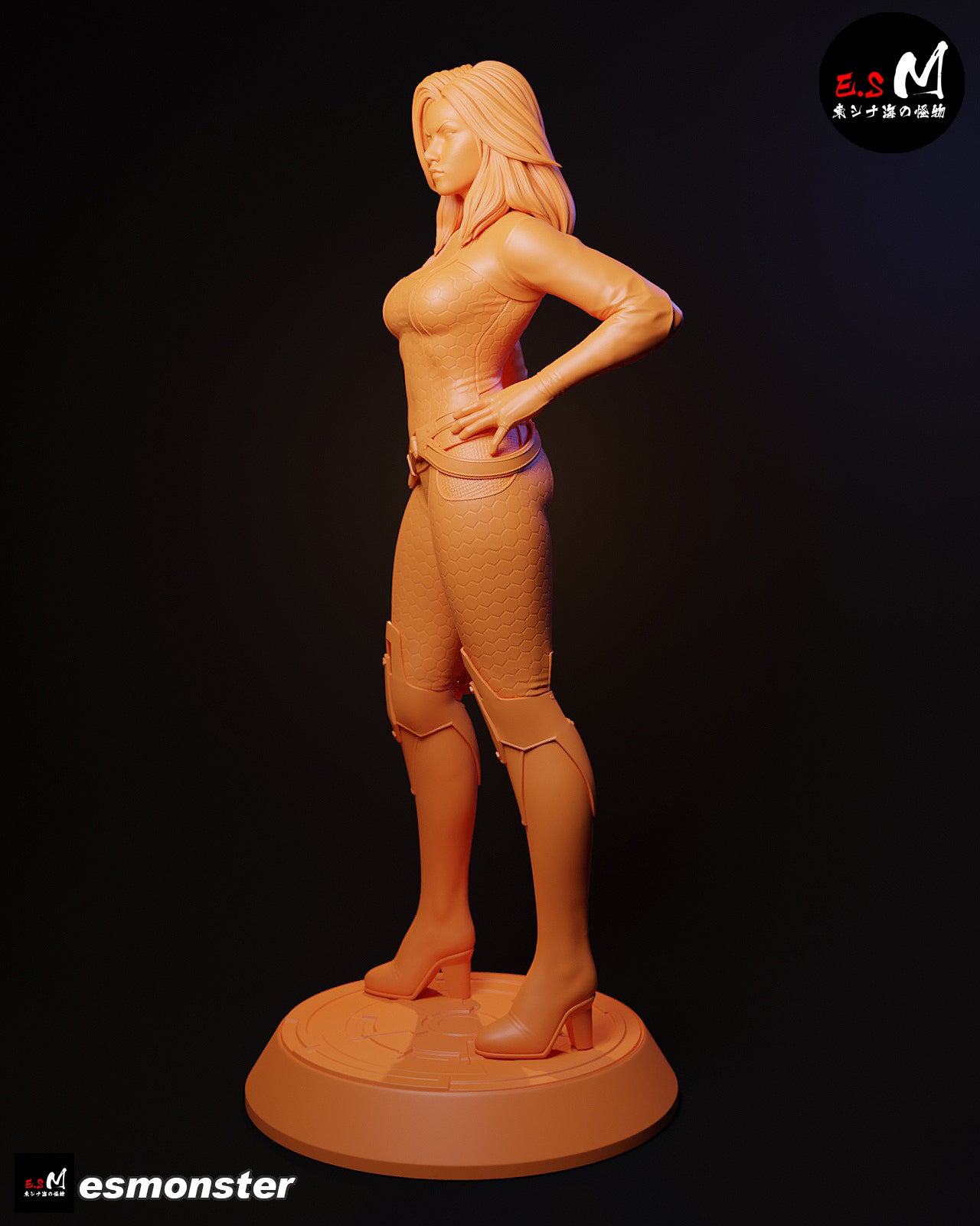 Casual Miranda Lawson Style Mass Effect Unpainted Resin Kit (1/6-1/12)