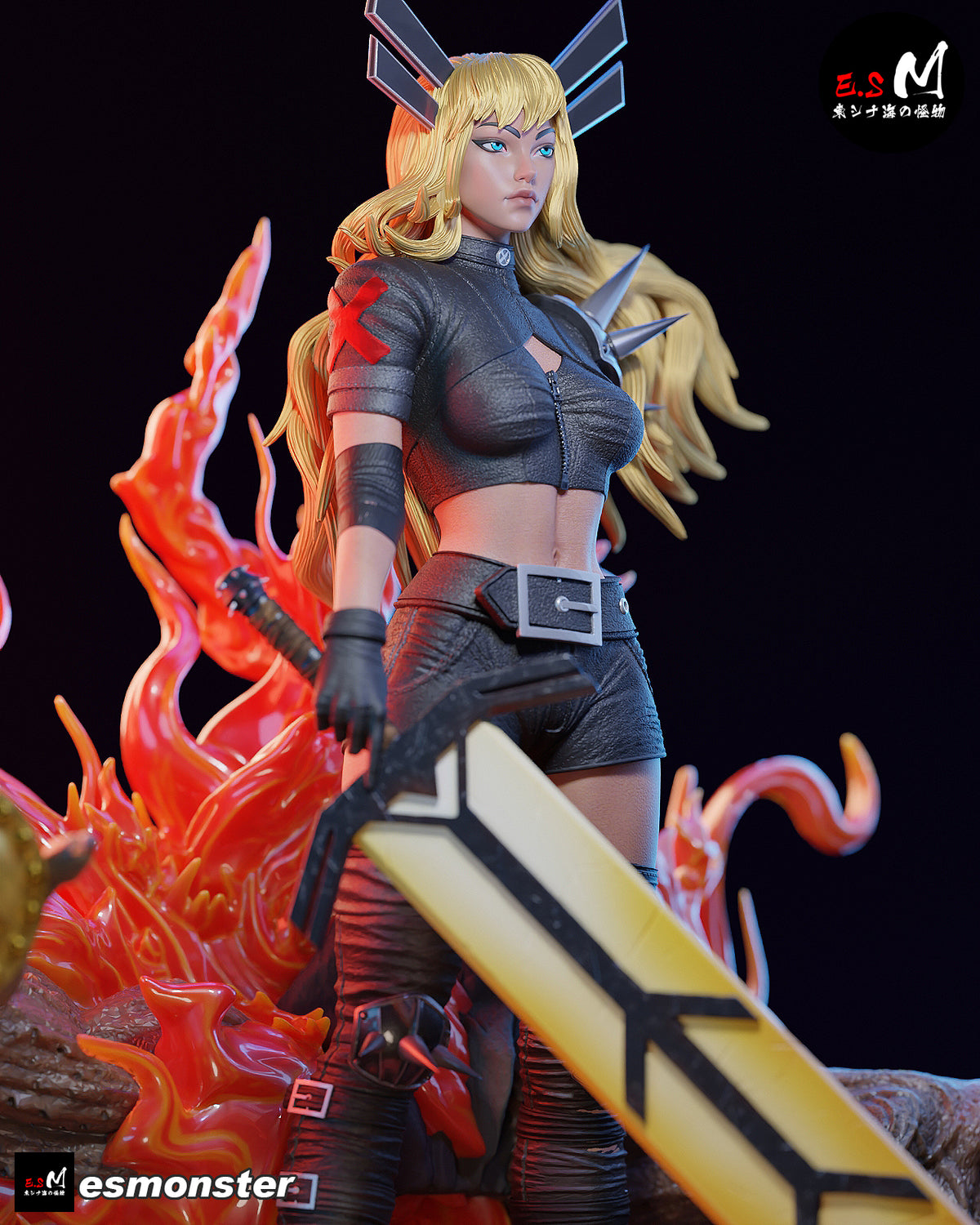 Magik Soulsword Style X-Men Unpainted Resin Garage Model Kit (1/6-1/12)