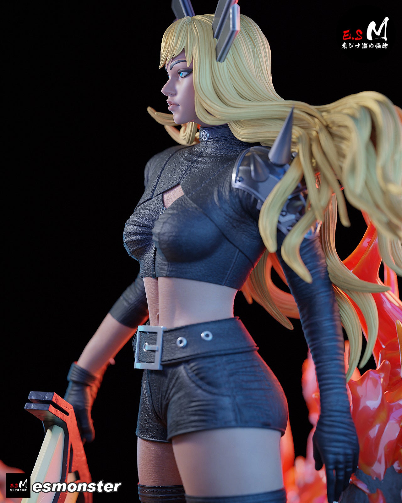 Magik Soulsword Style X-Men Unpainted Resin Garage Model Kit (1/6-1/12)