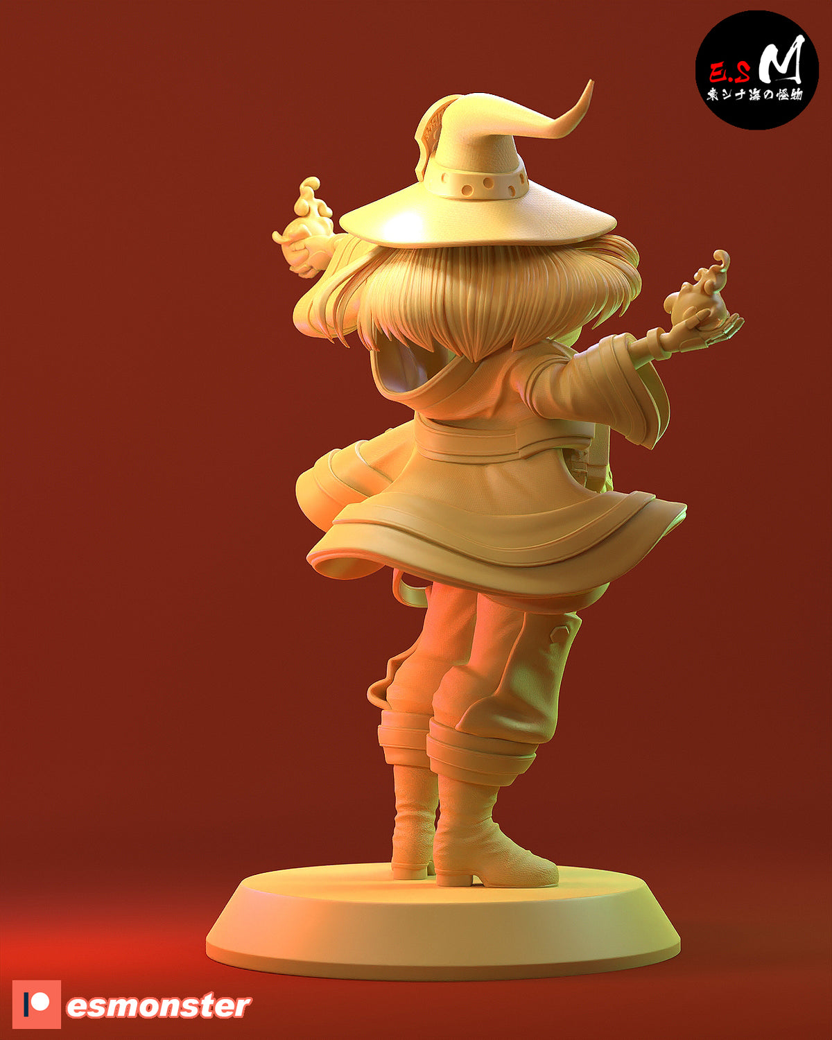 Maki Oze Style Fire Force Anime Unpainted Resin Garage Kit (1/6-1/12)