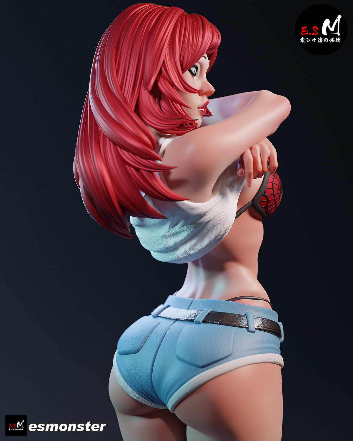 Mary Jane Style Marvel Unpainted Resin Garage Model Kit (1/6-1/12)