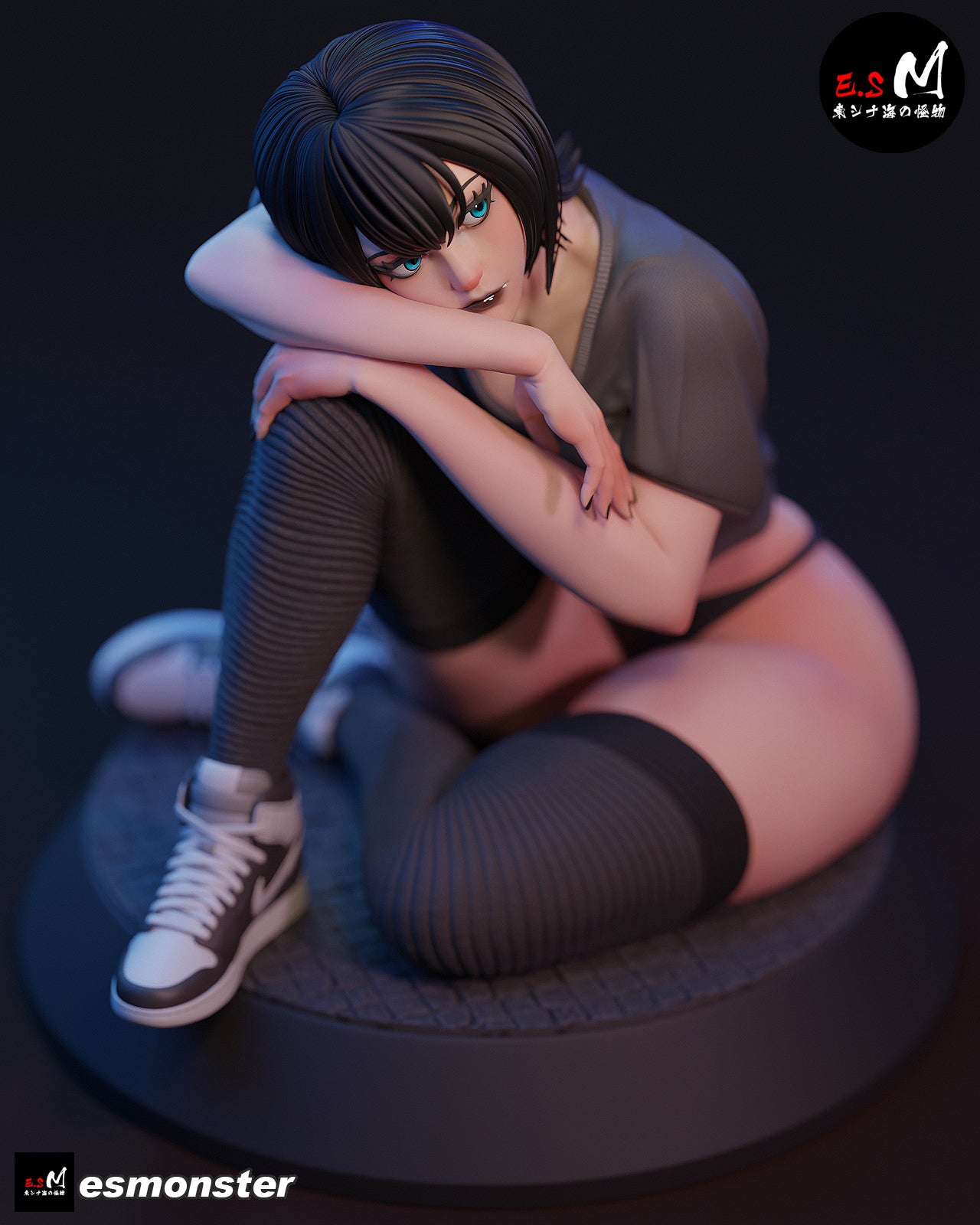 Mavis Dracula Style Hotel Transylvania Unpainted Resin Garage Kit (1/6-1/12)